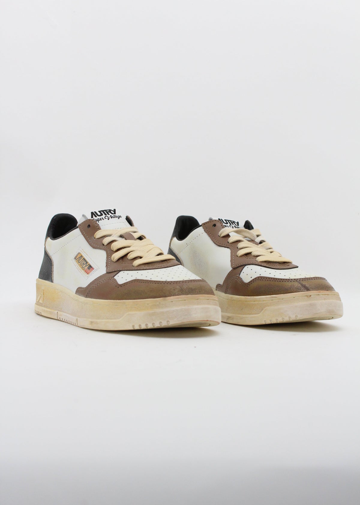 AVLM SV60 SCARPE UOMO SV60 PELLE/PELLE NERA/BIANCO/MALT MALL