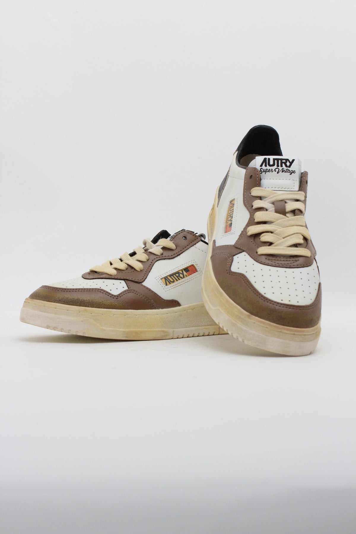 AVLM SV60 SCARPE UOMO SV60 PELLE/PELLE NERA/BIANCO/MALT MALL