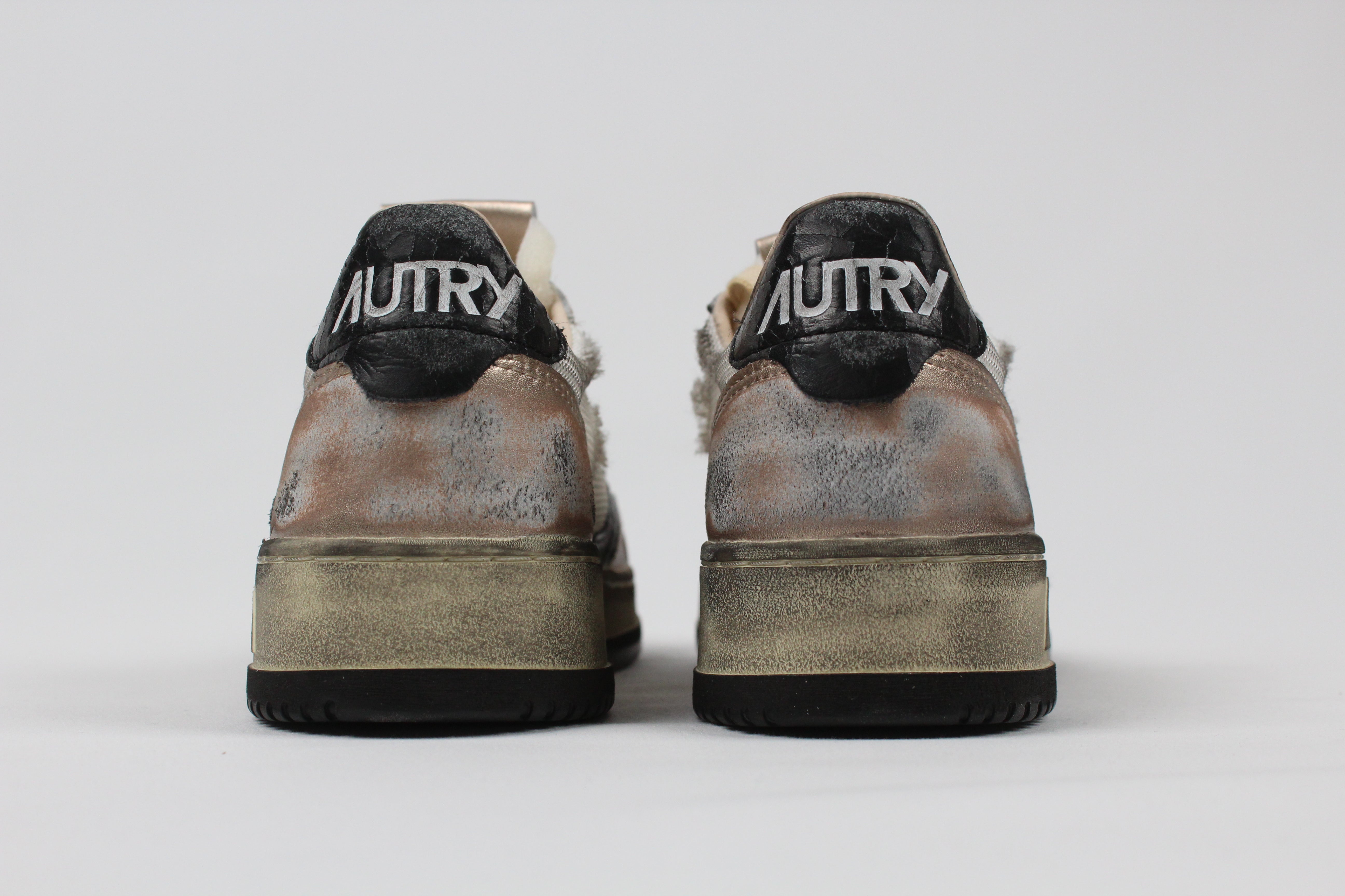 FW25 AVLW-MS09 SNEAKERS SUP VINT MESH/SUEDE WHT/GOLD