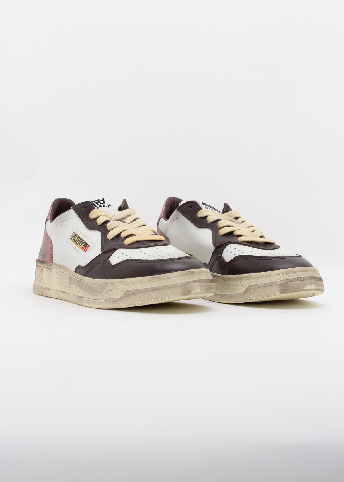 AVLW SV62 SCARPE DONNA SV62 PELLE/PELLE BIANCA/HOT FUDGE/PEONIA