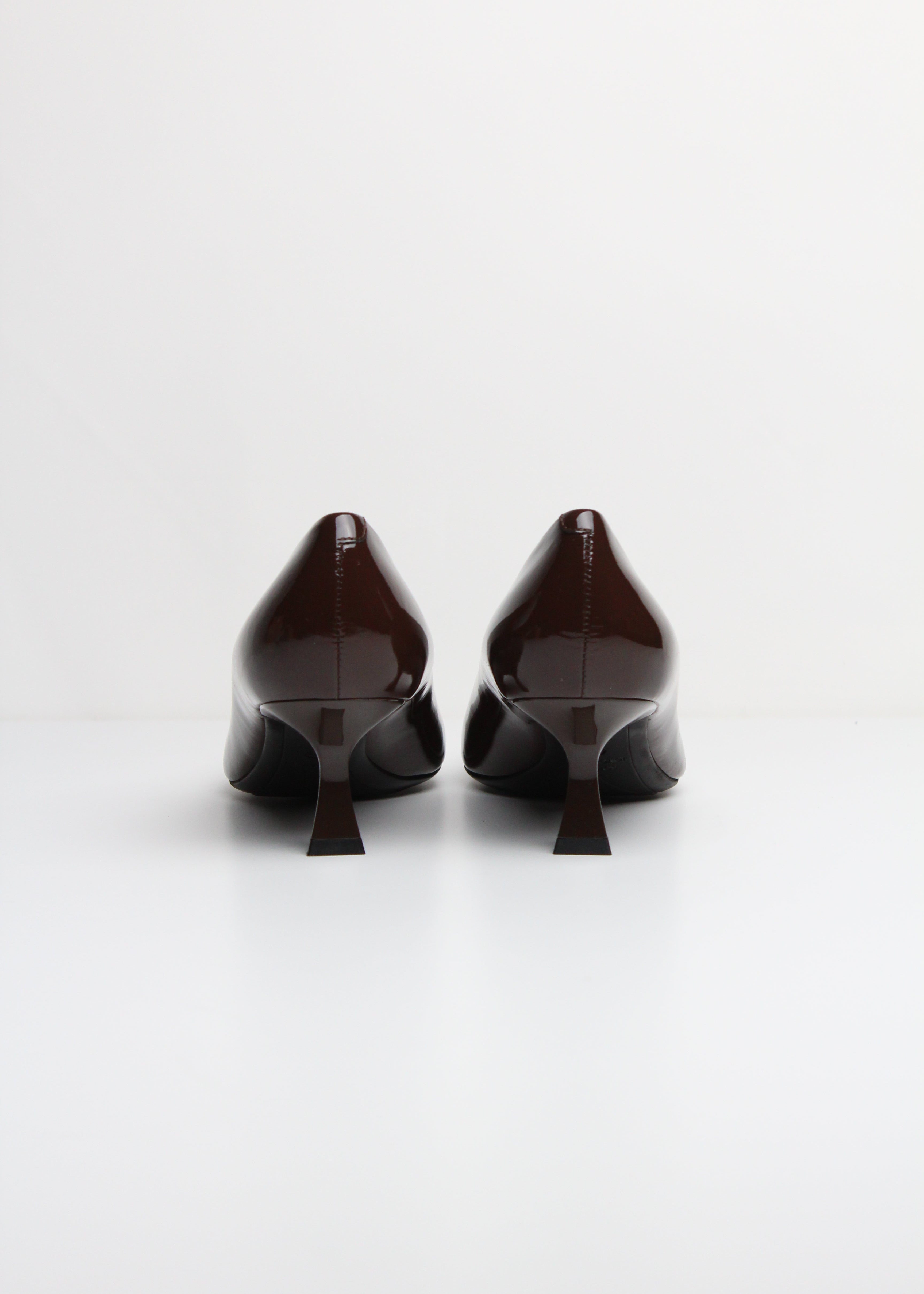 FW25-CHENIL56 DÉCOLLETÉ VERNICE DARK BROWN