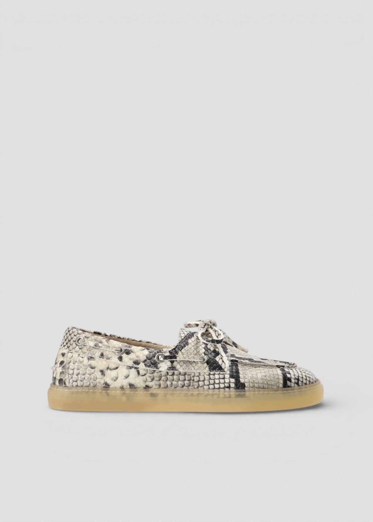 SS26-CPH 160 MOCASSINO IN PELLE EFFETTO PITONE