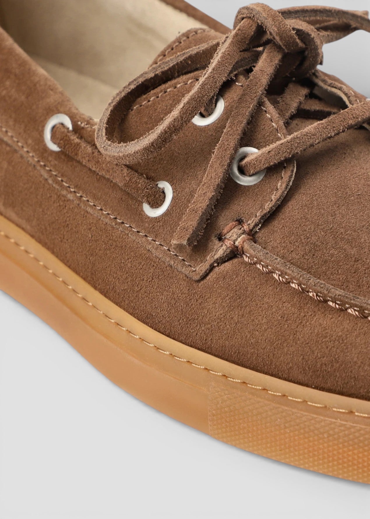 SS26-CPH 160M MOCASSINO IN SUEDE MOKA