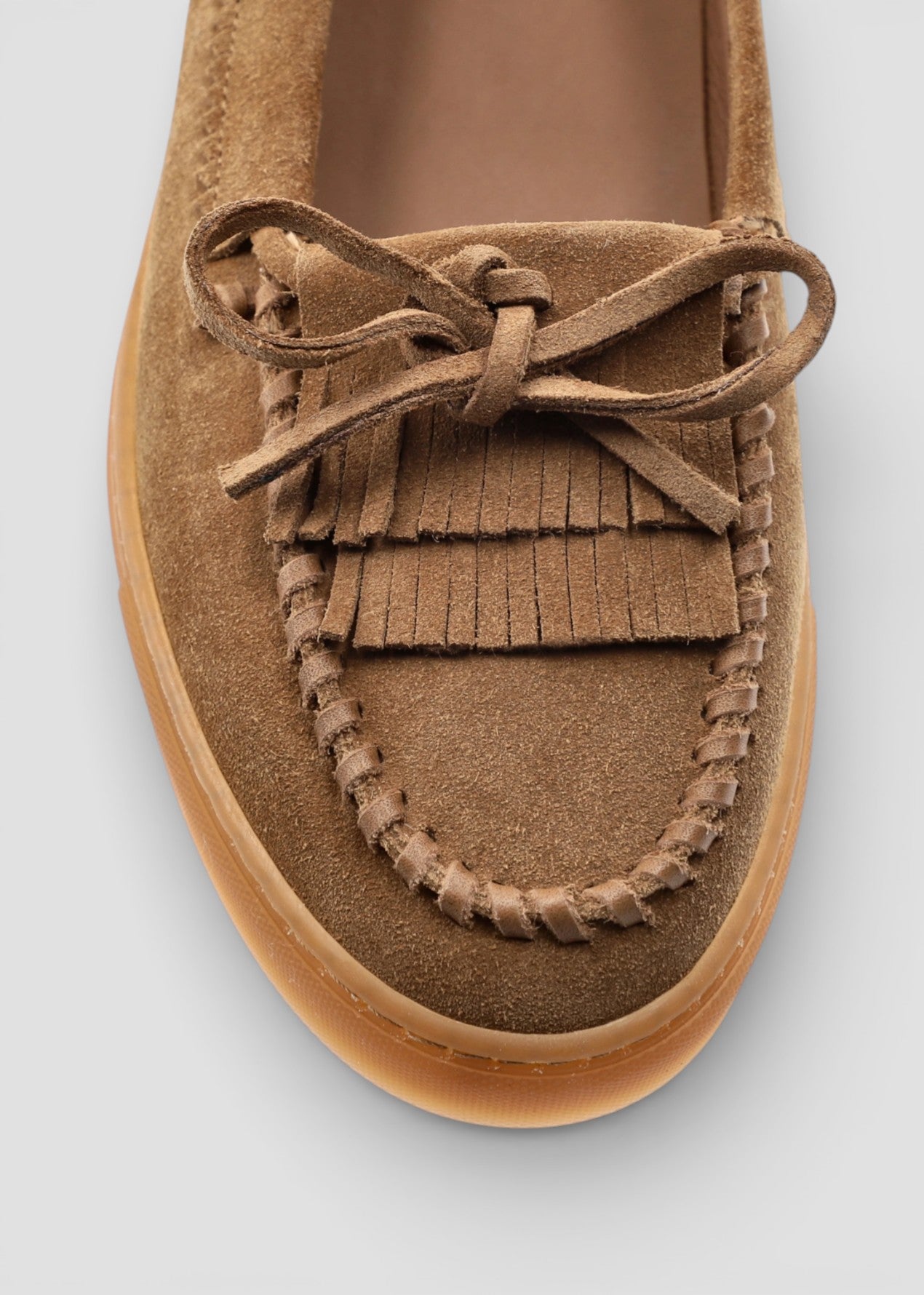 SS26-CPH 365 MOCASSINO IN SUEDE NEW BROWN