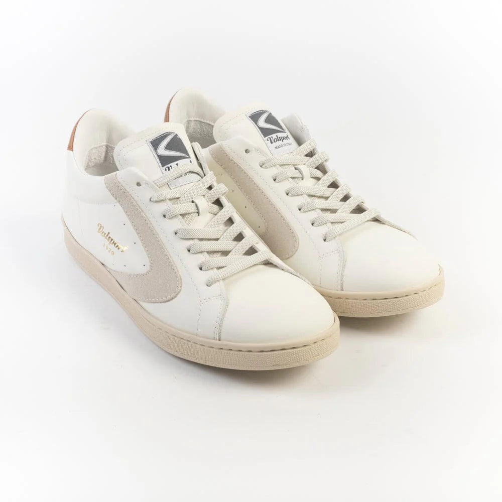SS25 VT2451M TOURNAMENT MIX NAPPA SUEDE BIANCO PANNA COGNAC
