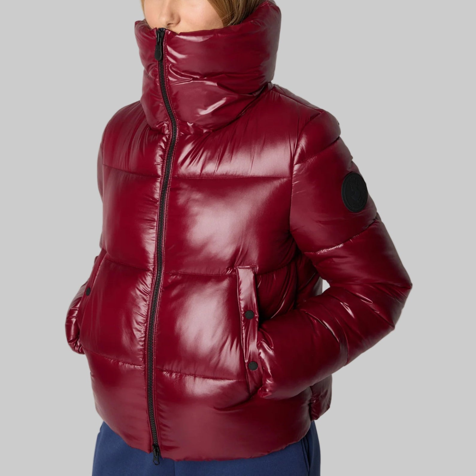 FW25-D39370W LOVE21 PIUMINO DONNA ANIMAL-FREE MOD. ISLA BORDEAUX