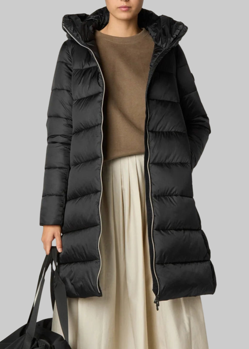 FW25-D40279W IRIS21 LYSA CAPPOTTO CAPP. COL.BLACK