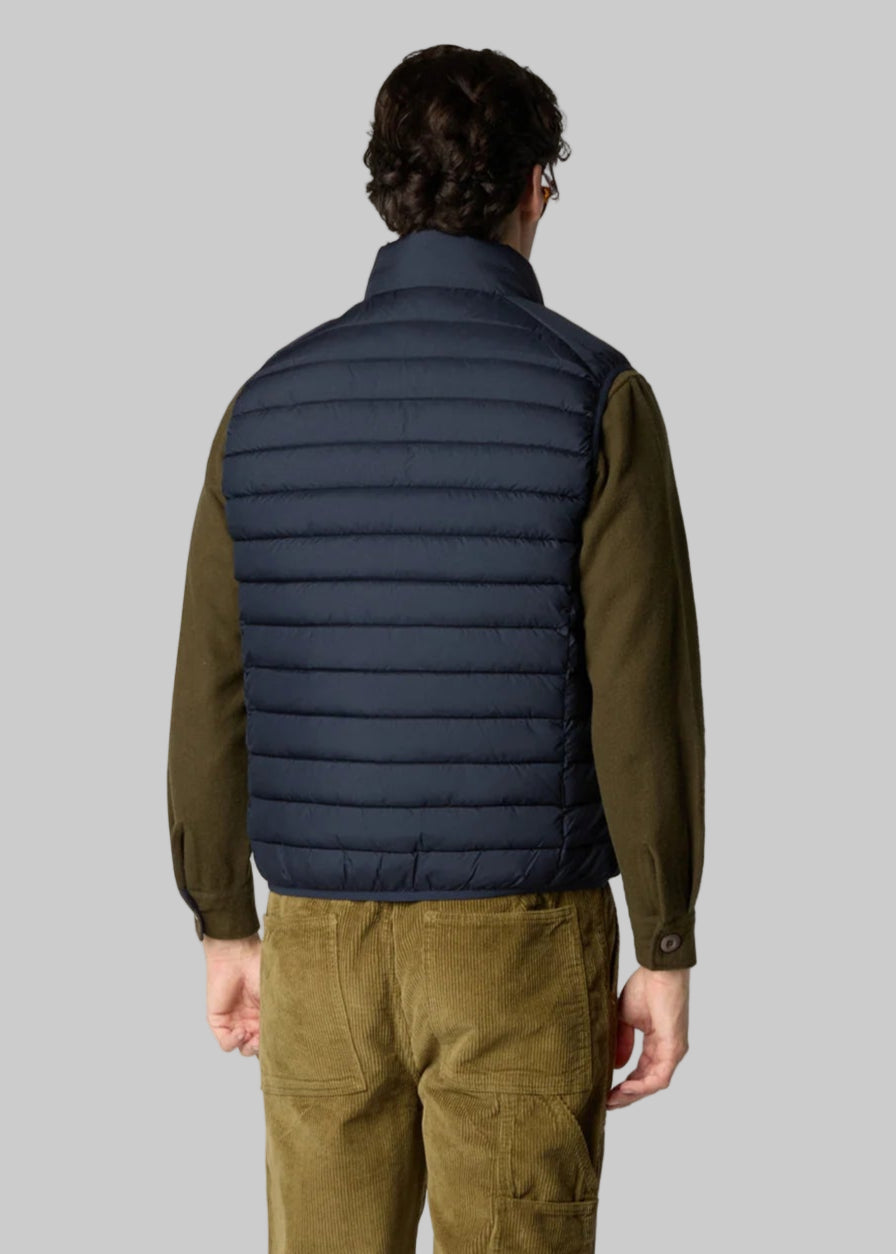 FW25-D81272M MIRO21 GILET ANIMAL FREE UOMO MOD. RHUS BLU NERO