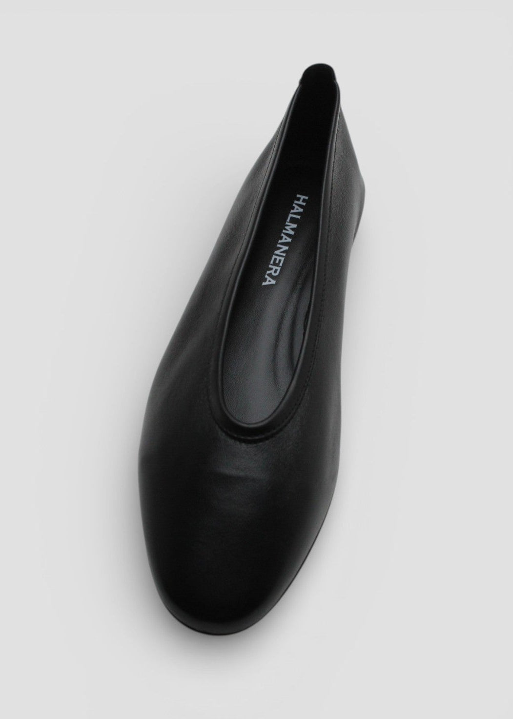 SS26-DAVE01 Ballerina in Nappa Nera Halmanera