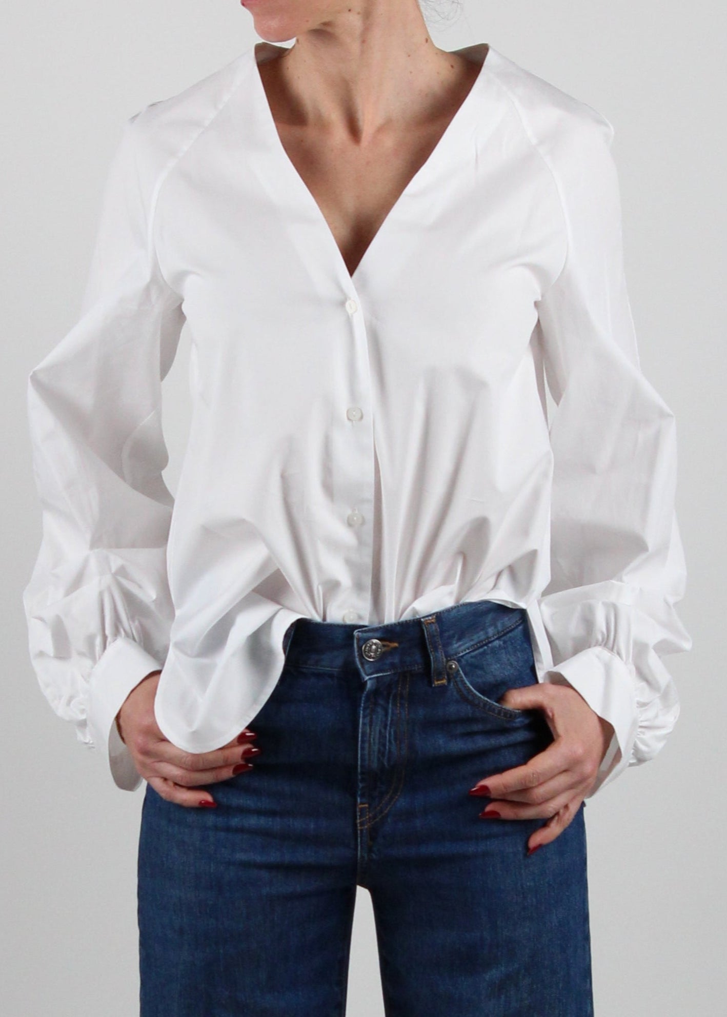 SS25 DC394-PF0010-XXX-000 CAMICIA REGULAR IN POPELINE