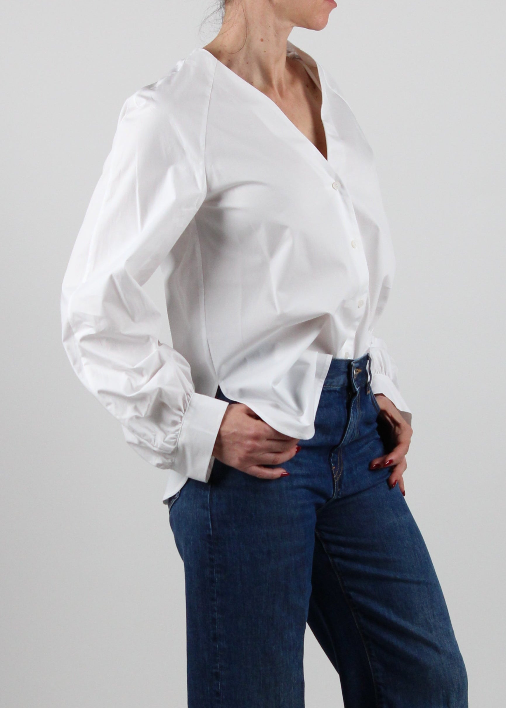 SS25 DC394-PF0010-XXX-000 CAMICIA REGULAR IN POPELINE