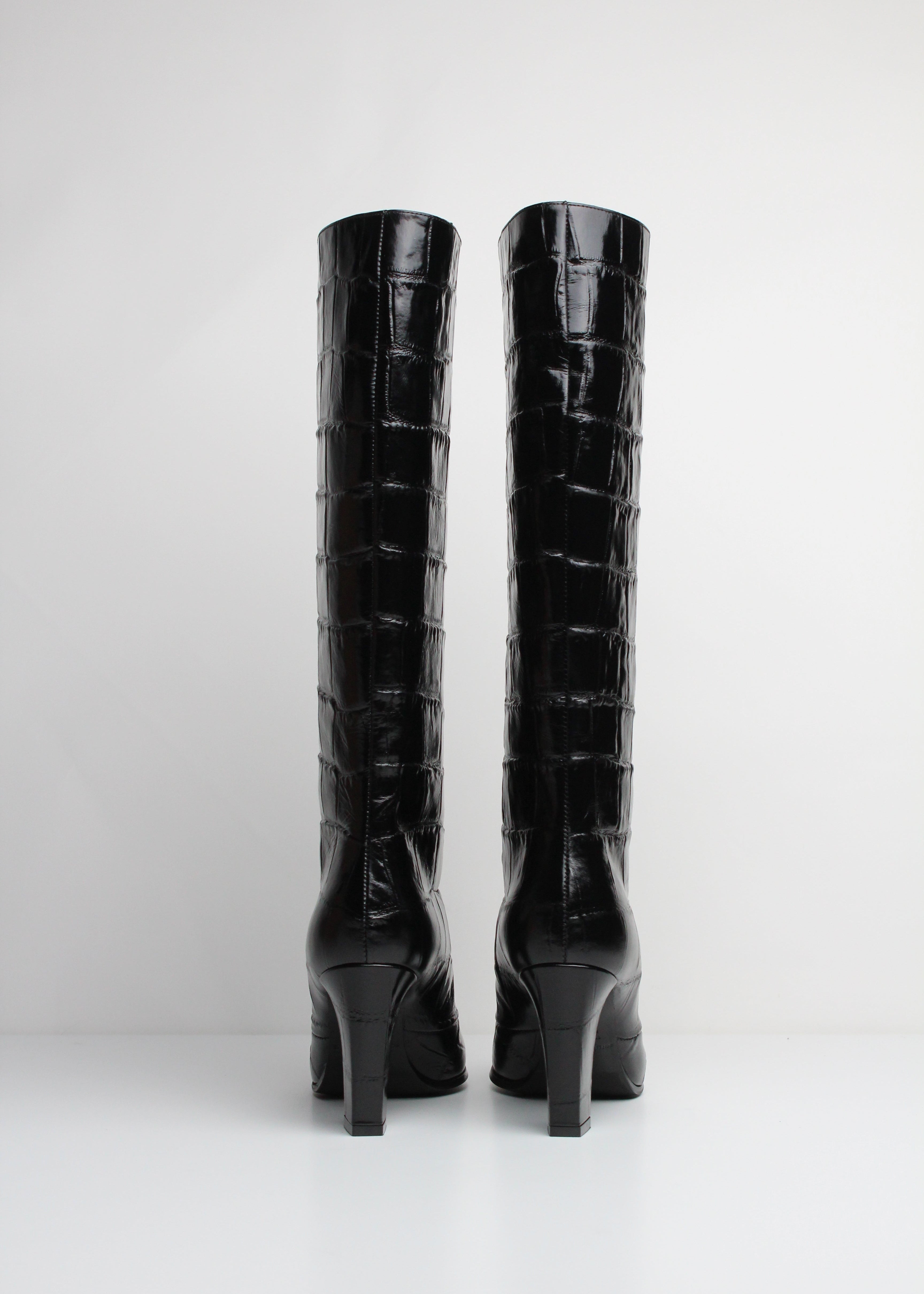 FW25-DENISE56 STIVALE IN COCCO NERO