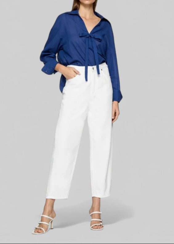 SS25 DP784-BF0018-PTDW-000 JEANS BESSIE LOOSE IN BULL FISSO