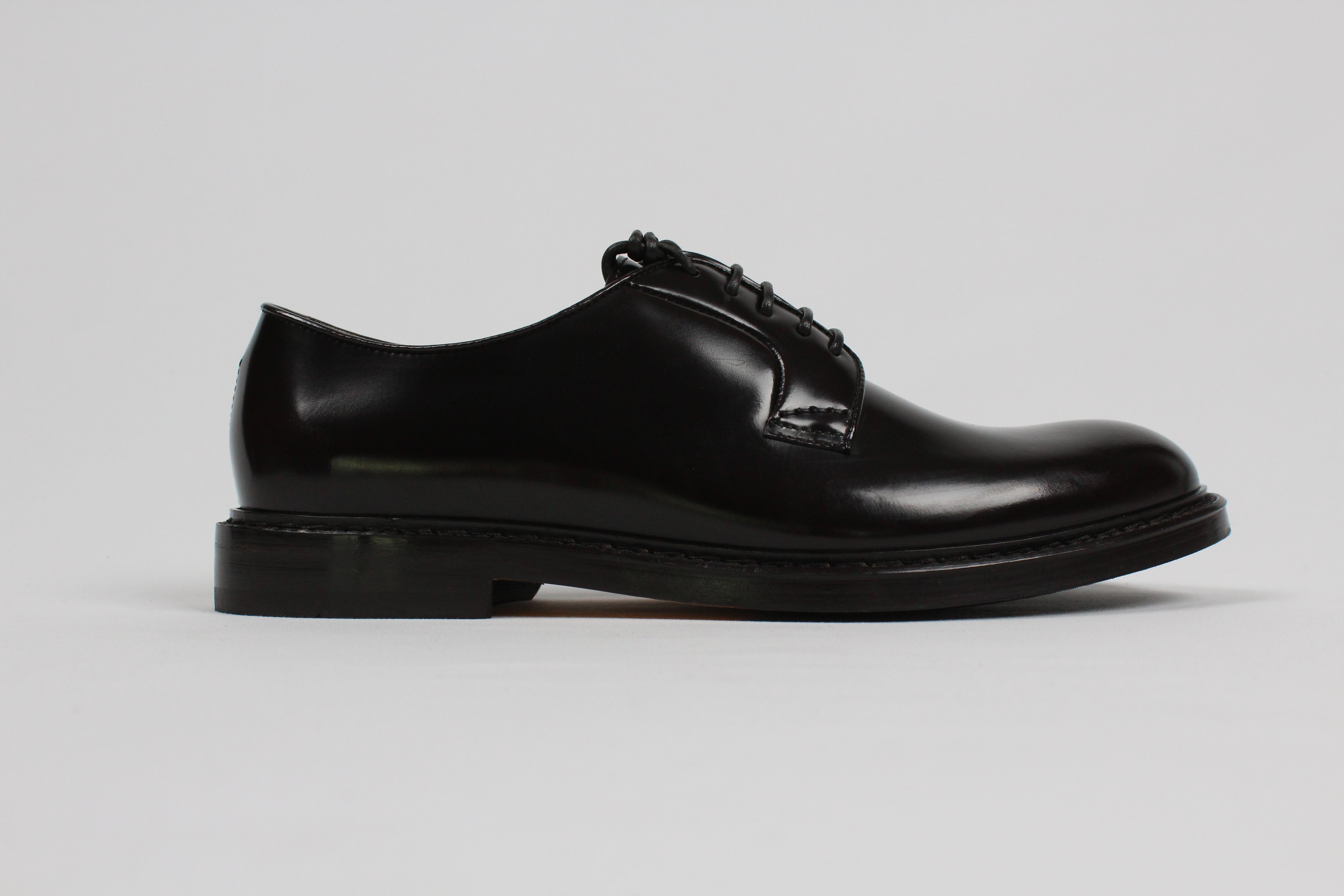 AI/SS25-DU1385SIEWUF007TM02 STRINGATA IN PELLE EBANO