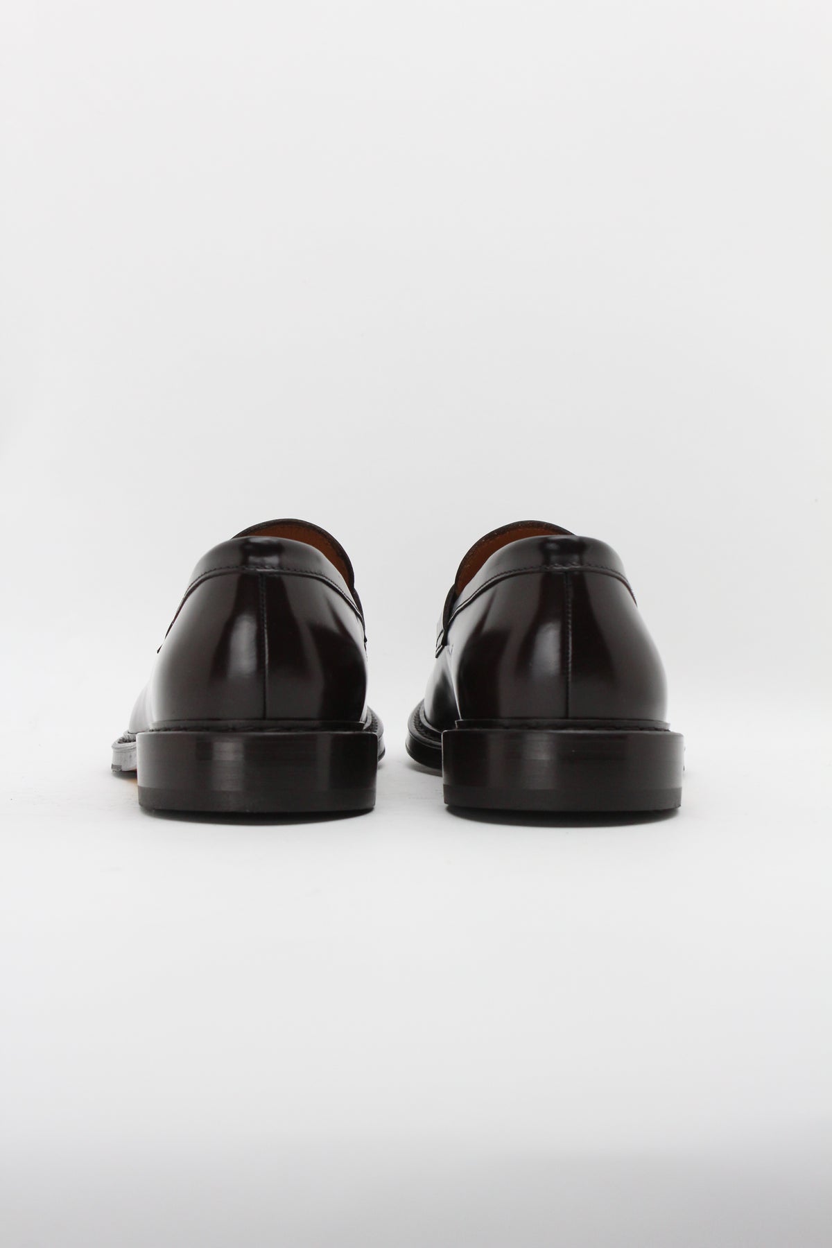 DU2528SIEWUF007TM02 MOCASSINO PENNY IN PELLE MARRONE-EBANO
