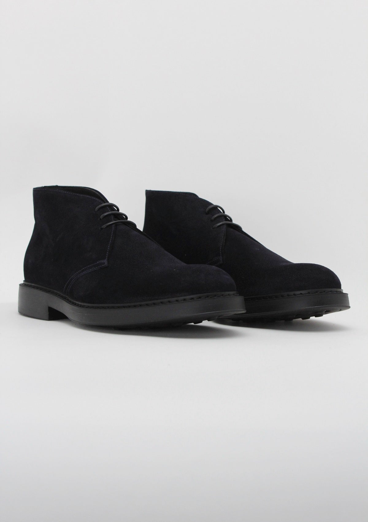 DU3237BRUXUF009NB00 POLACCHINO / CHUKKA BOOT DOUCAL'S IN CAMOSCIO - BLU SCURO