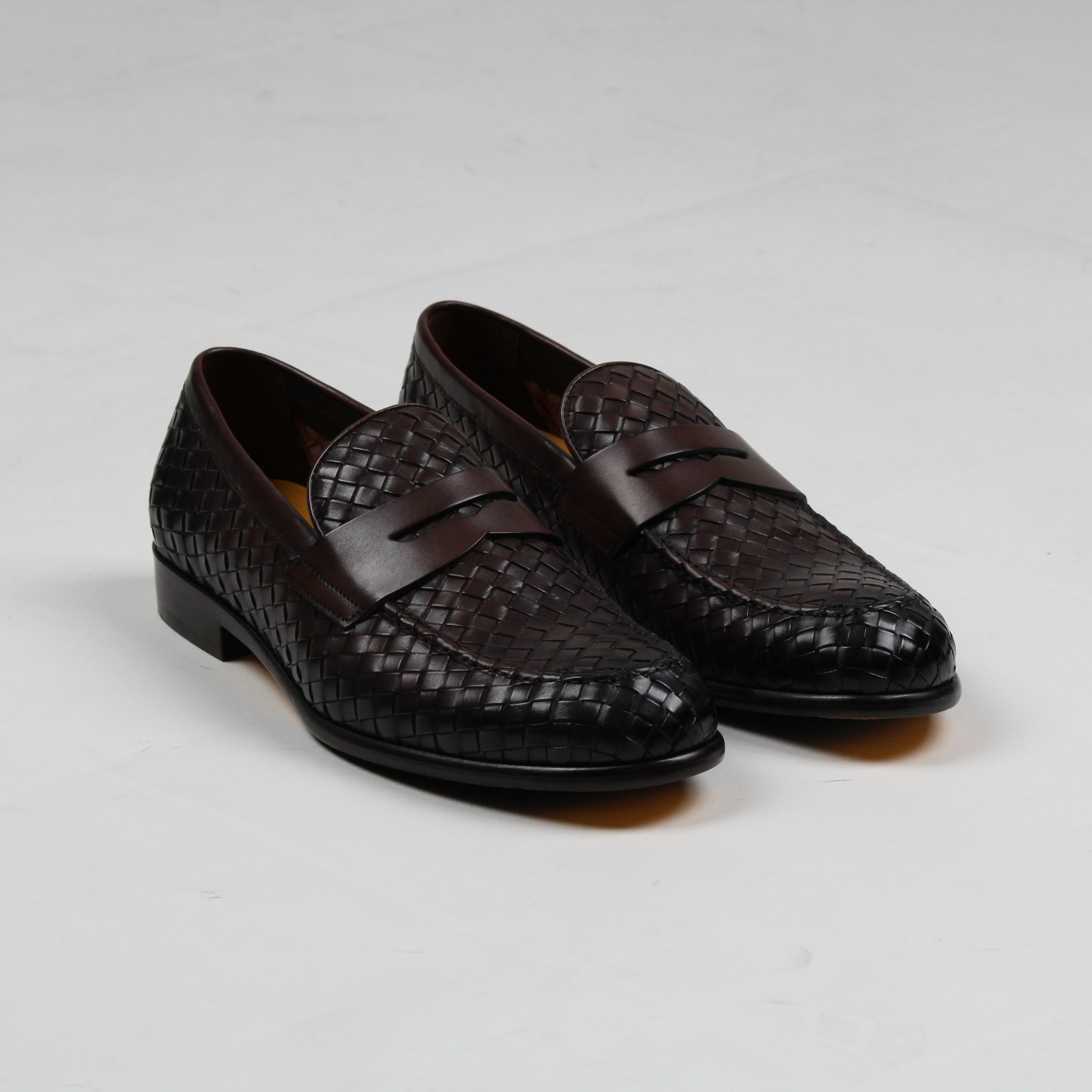 DU3266STRAUY195TM00 MOCASSINO PENNY ADLER INTRECCIATO VERO T-MORO