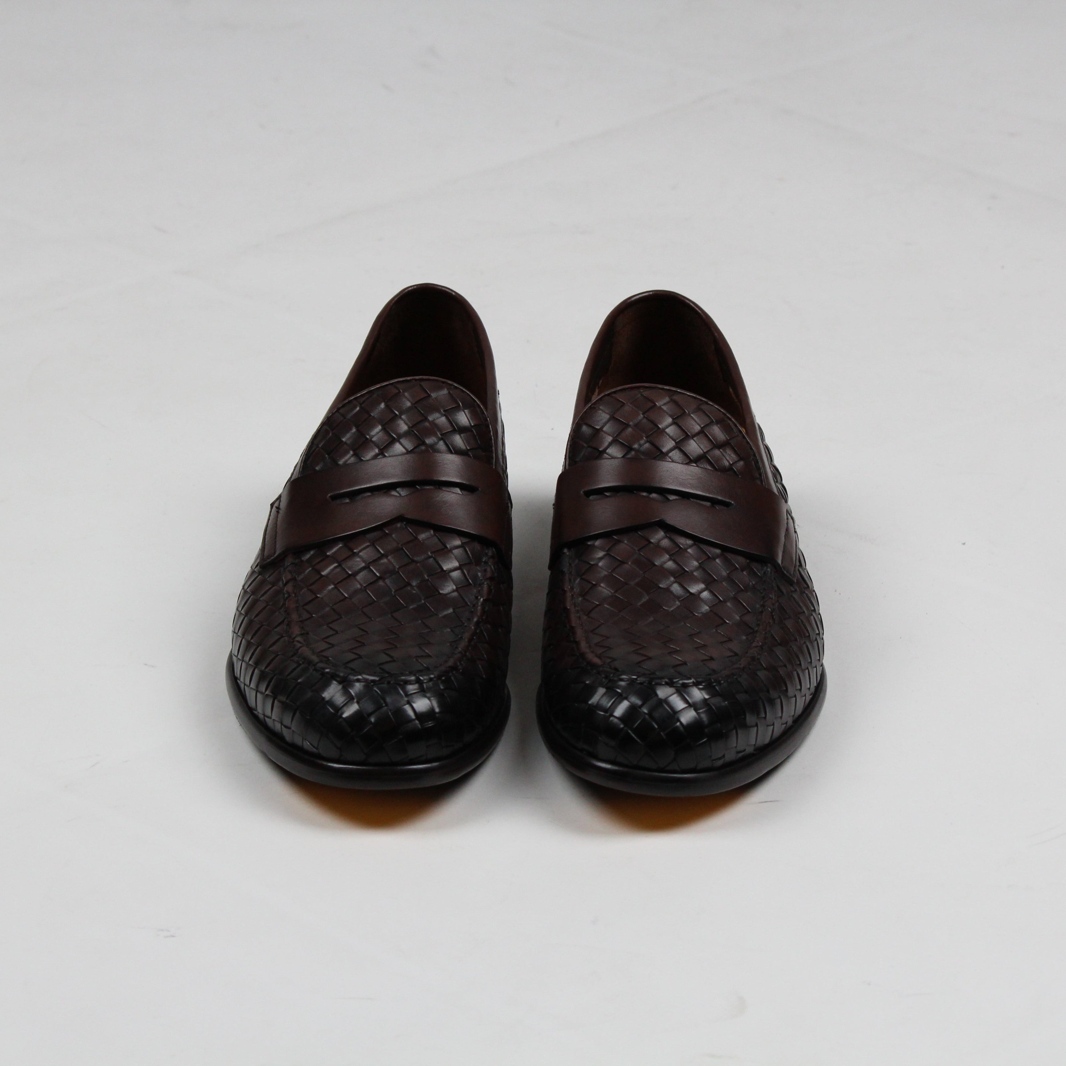 DU3266STRAUY195TM00 MOCASSINO PENNY ADLER INTRECCIATO VERO T-MORO