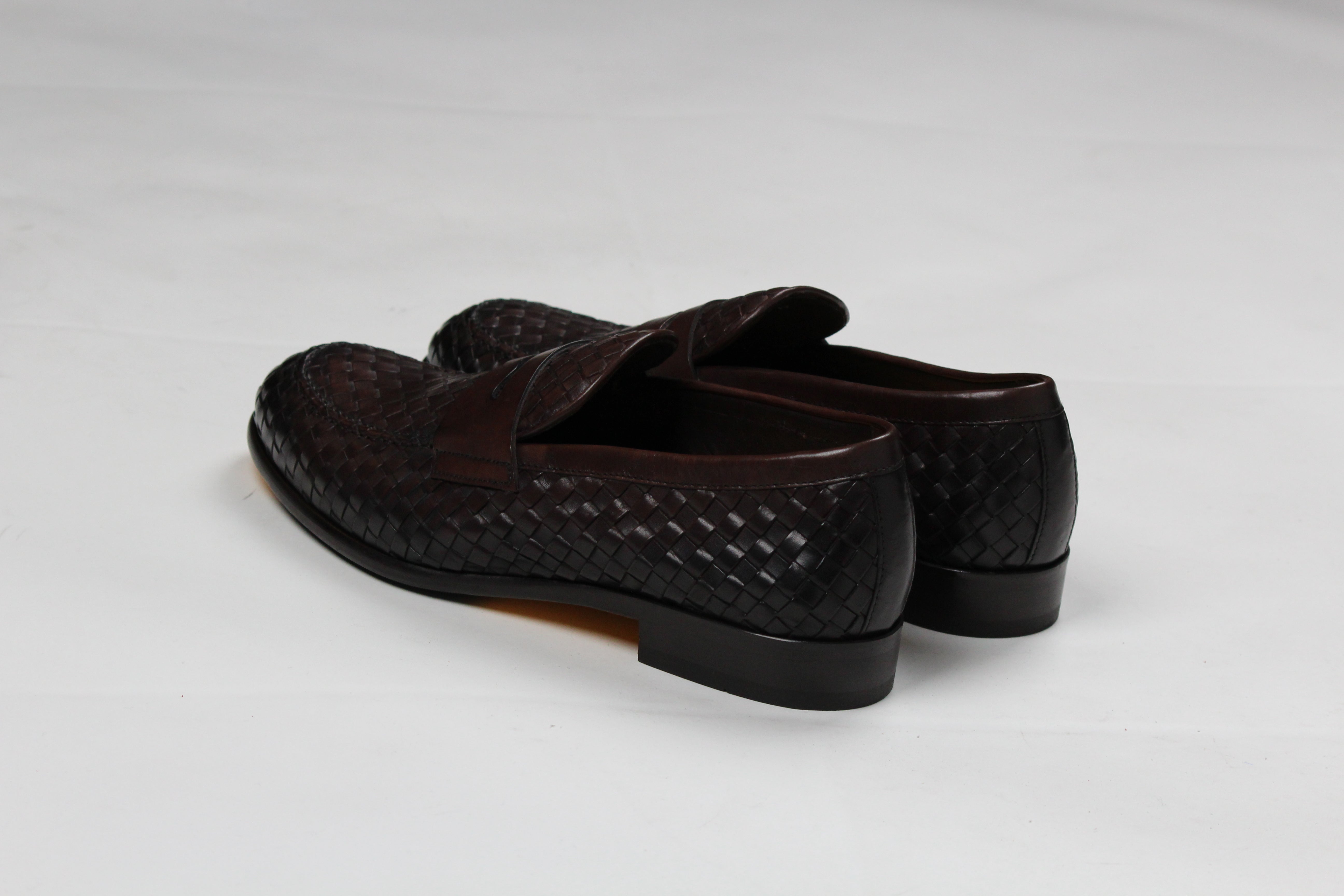 DU3266STRAUY195TM00 MOCASSINO PENNY ADLER INTRECCIATO VERO T-MORO