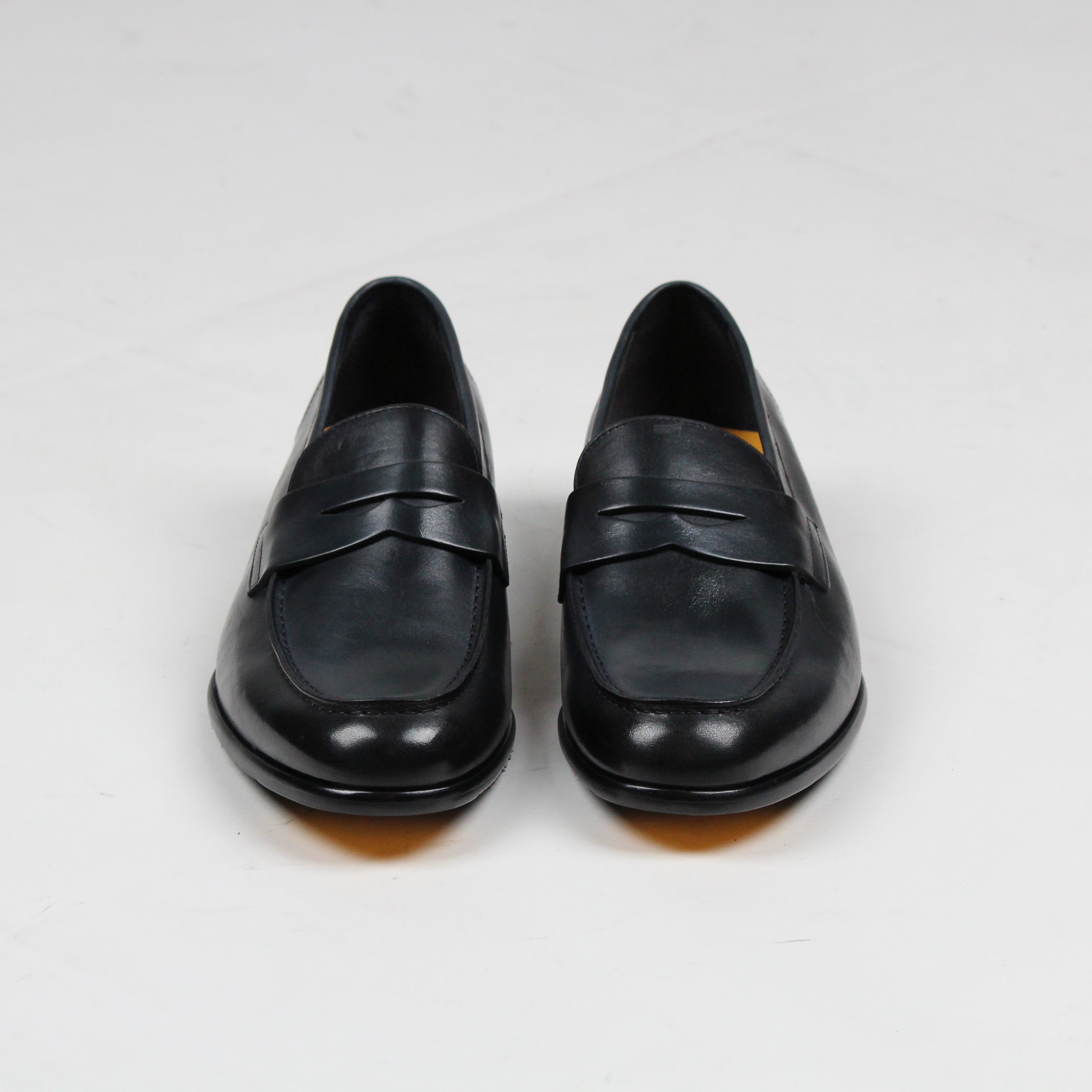 DU3400STRAUY188NB00 MOCASSINO PENNY ADLER IN PELLE BLU