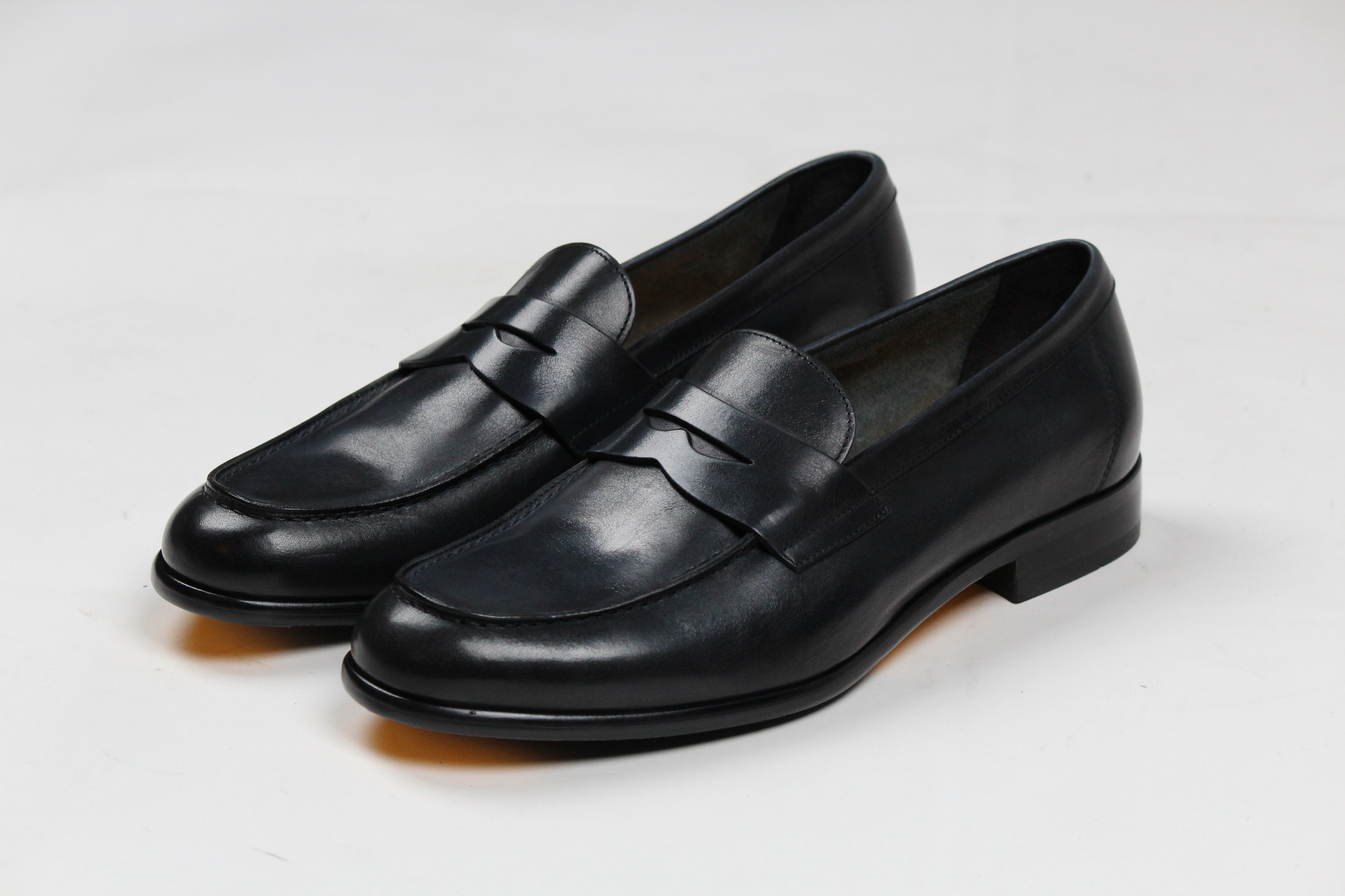 DU3400STRAUY188NB00 MOCASSINO PENNY ADLER IN PELLE BLU