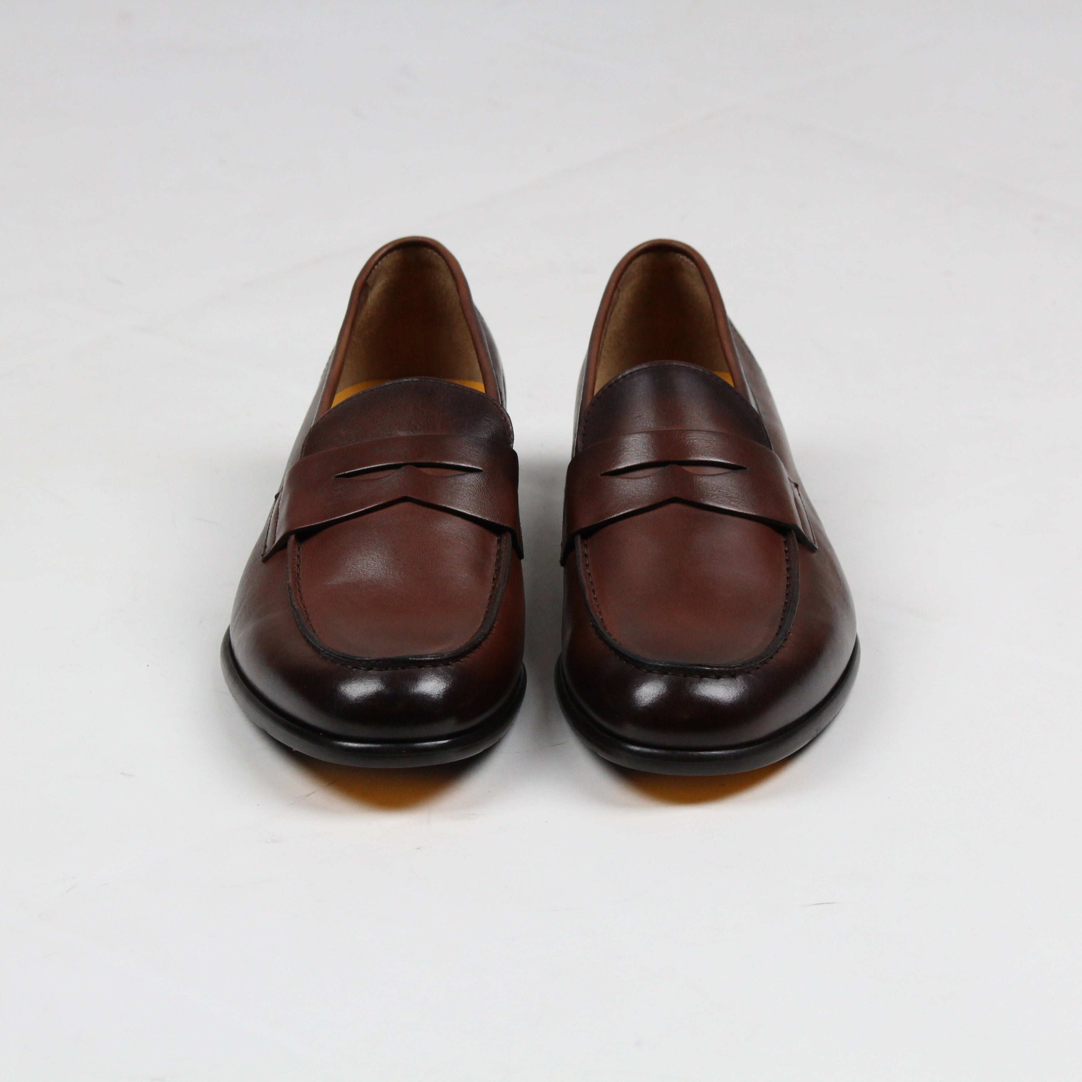 DU3400STRAUY188TM04 MOCASSINO PENNY ADLER IN PELLE T-MORO