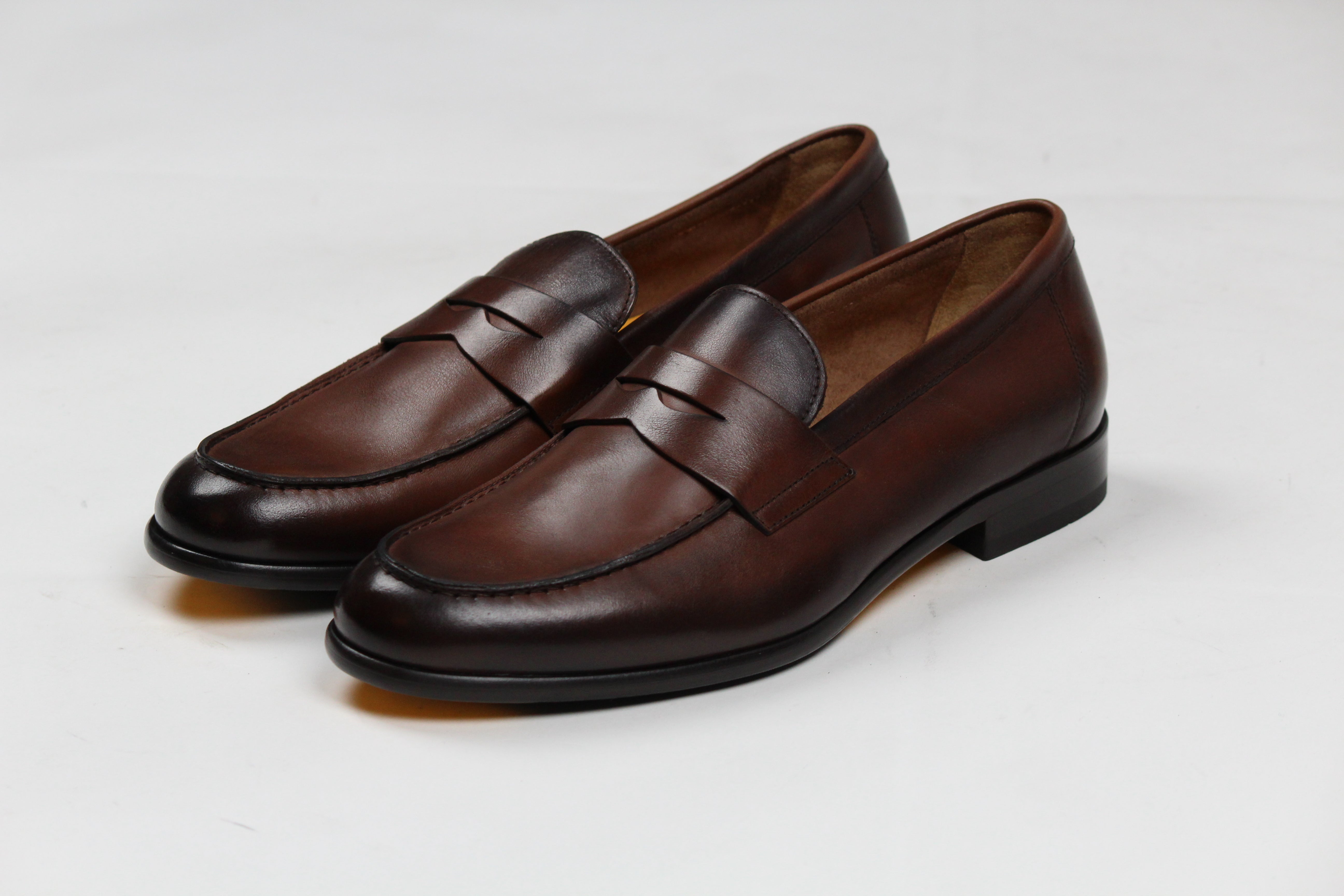 DU3400STRAUY188TM04 MOCASSINO PENNY ADLER IN PELLE T-MORO