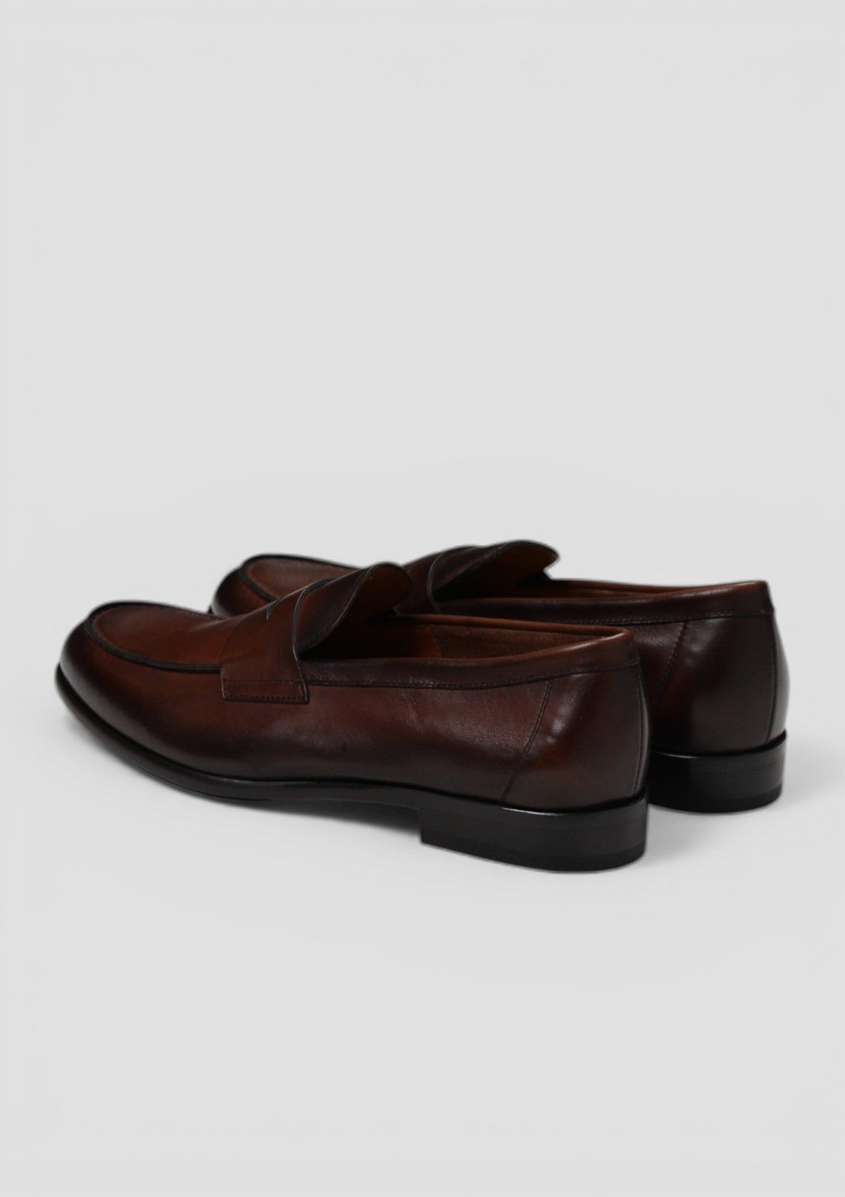 DU3400STRAUY188TM04 MOCASSINO PENNY ADLER IN PELLE T-MORO