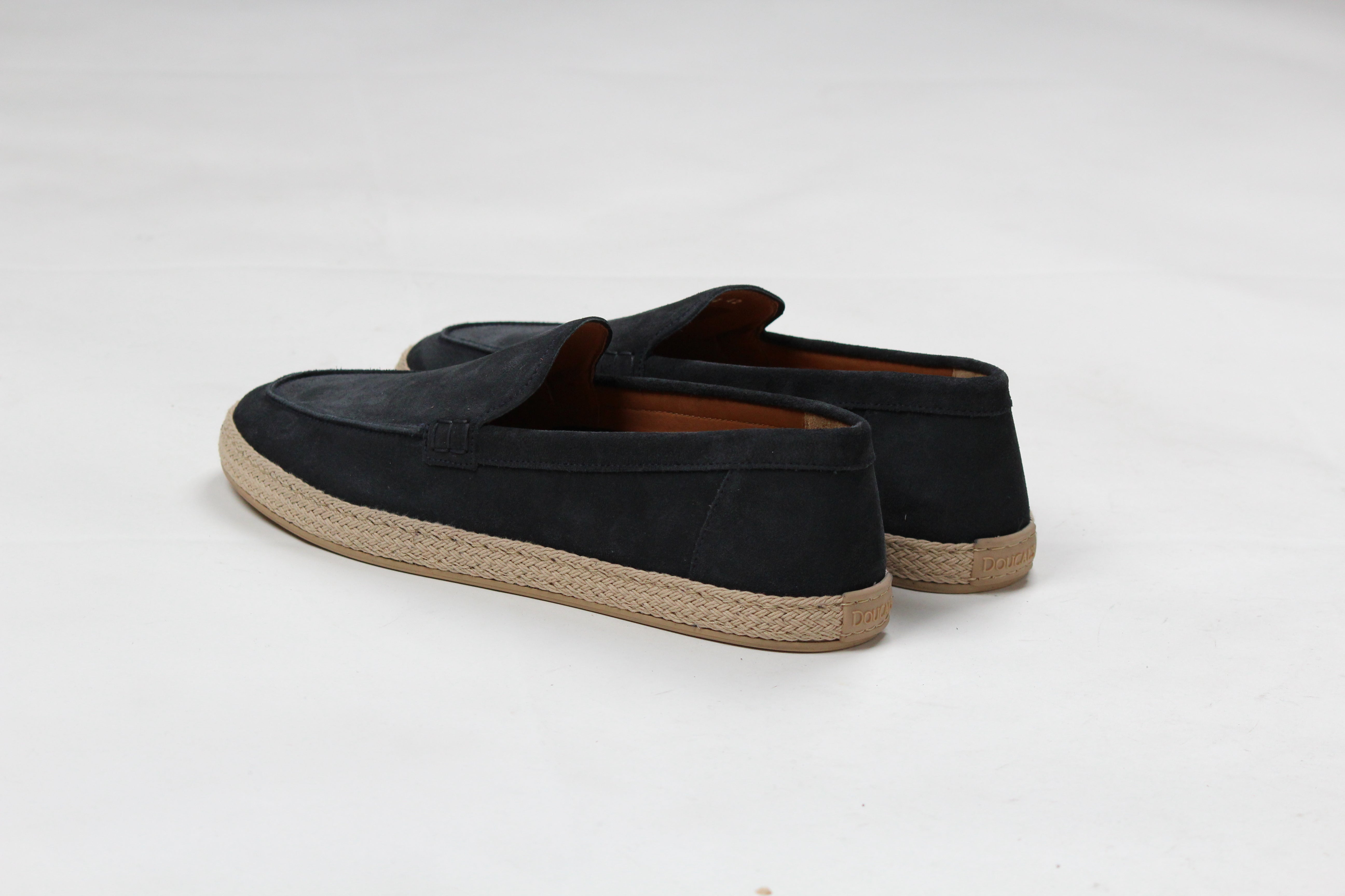 DU3428MALNUY009AB15. MOCASSINO IN SUEDE BLU