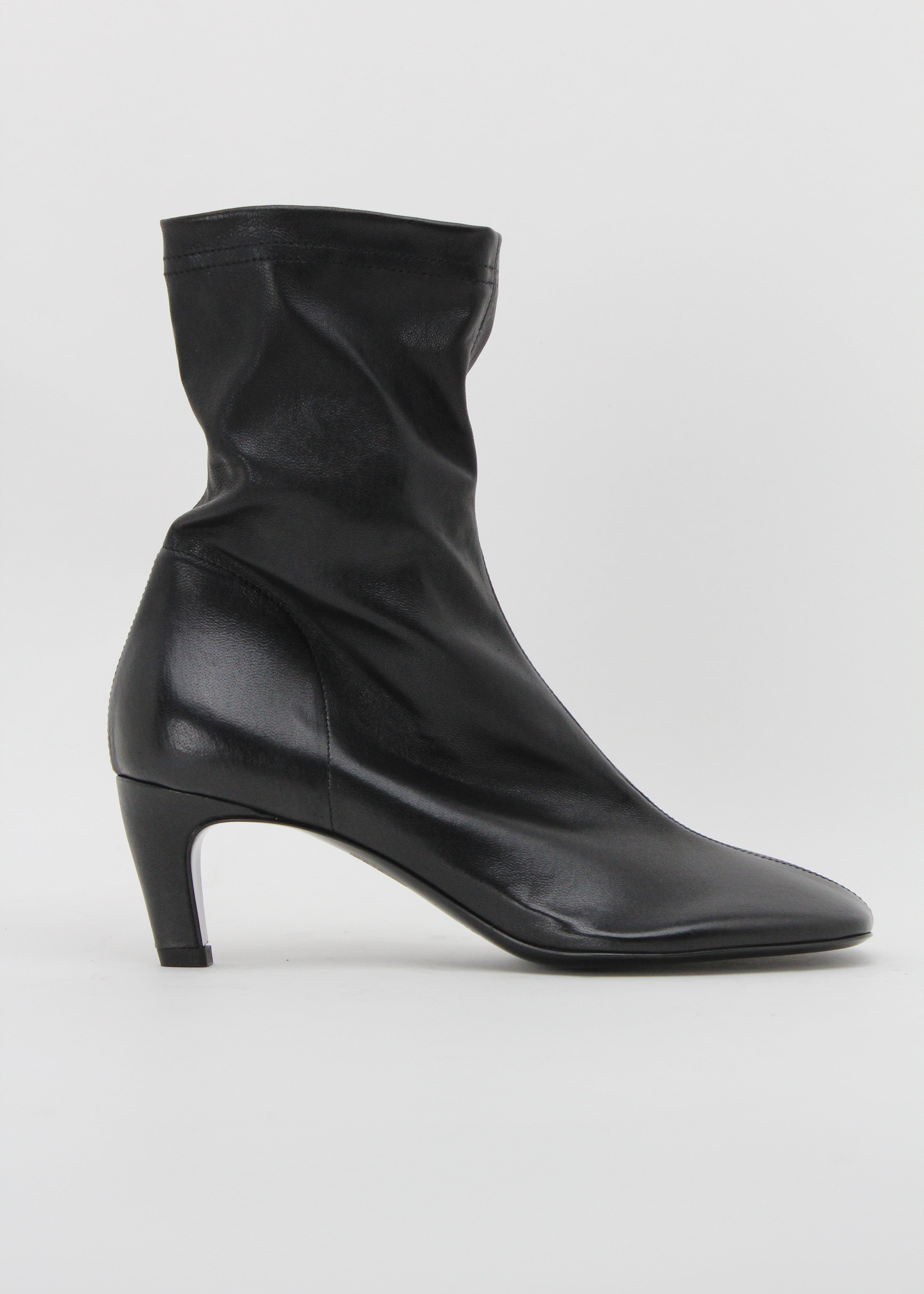 E4644-1 Stivaletto Sock Boot in Nappa Elena Iachi - Nero