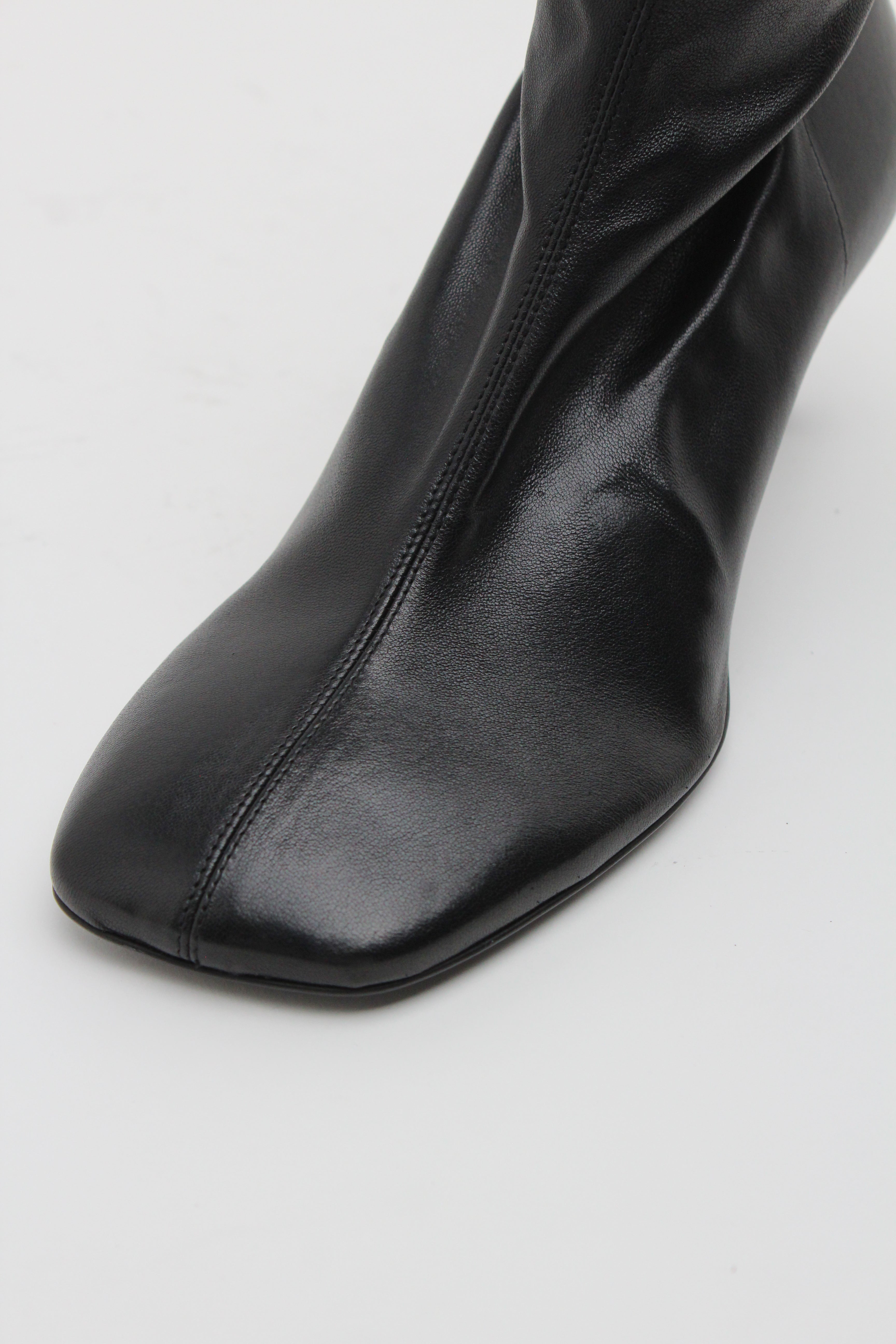 E4644-1 Stivaletto Sock Boot in Nappa Elena Iachi - Nero