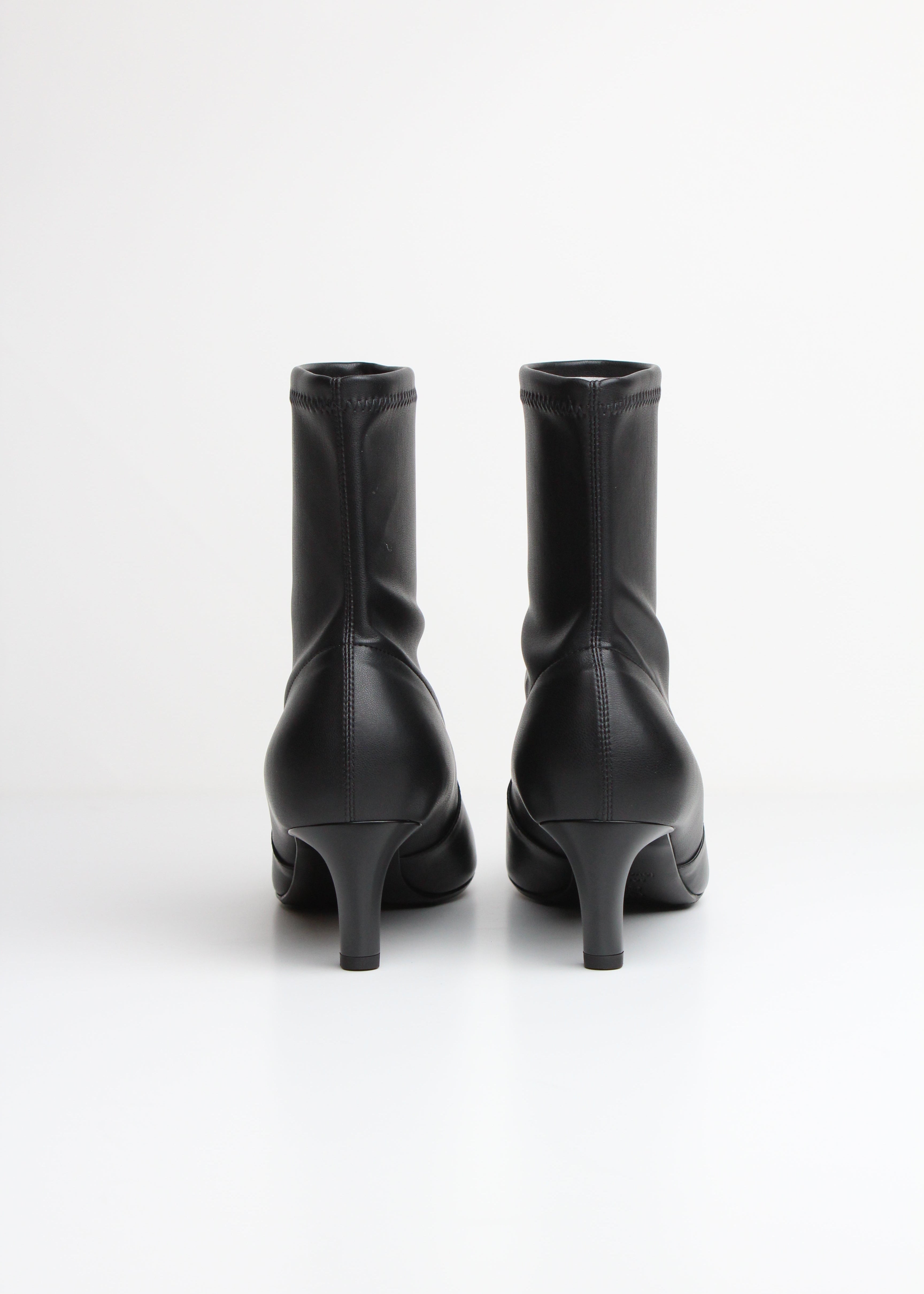 FW25-ELEN56 TRONCHETTO IN PELLE NERA