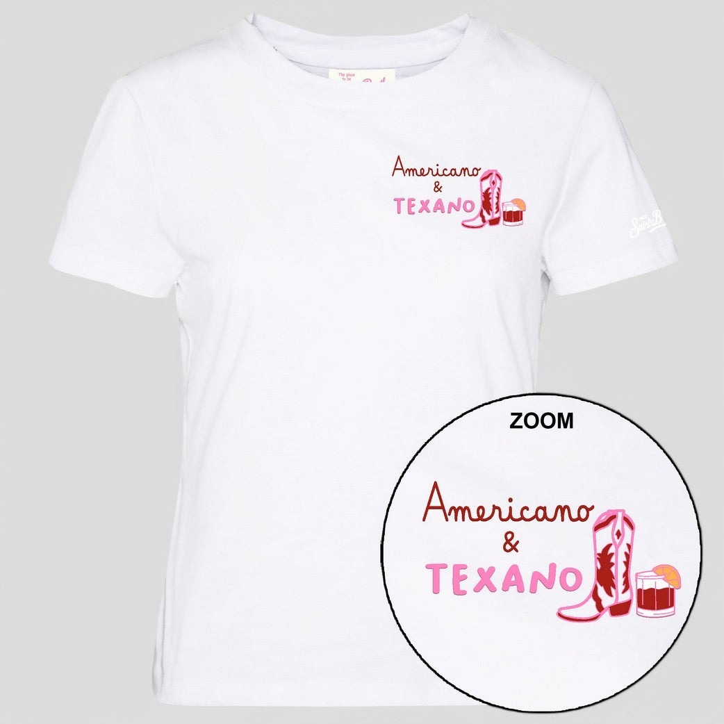 EMI0001-05987H TSHIRT EMILIE- AMERICANO TEXANO 01N EMB