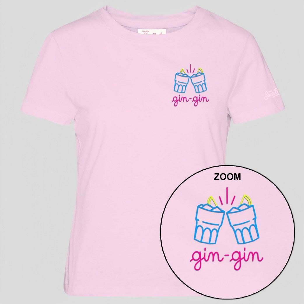 EMI0001-05868H T-SHIRT EMILIE- GIN GIN 20 EMB