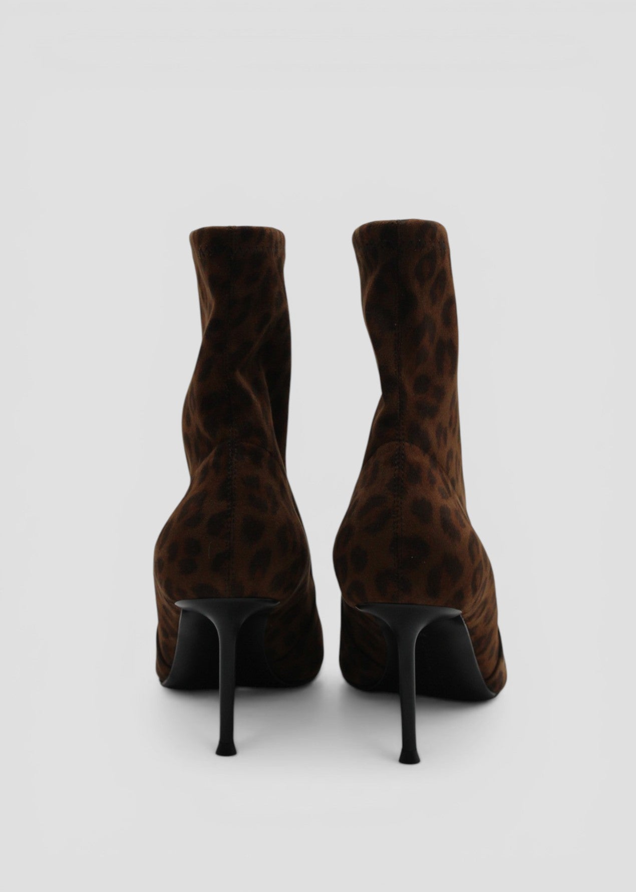 SS26- GALLIA6 TRONCHETTO STRETCH LEO VELVET BROWN