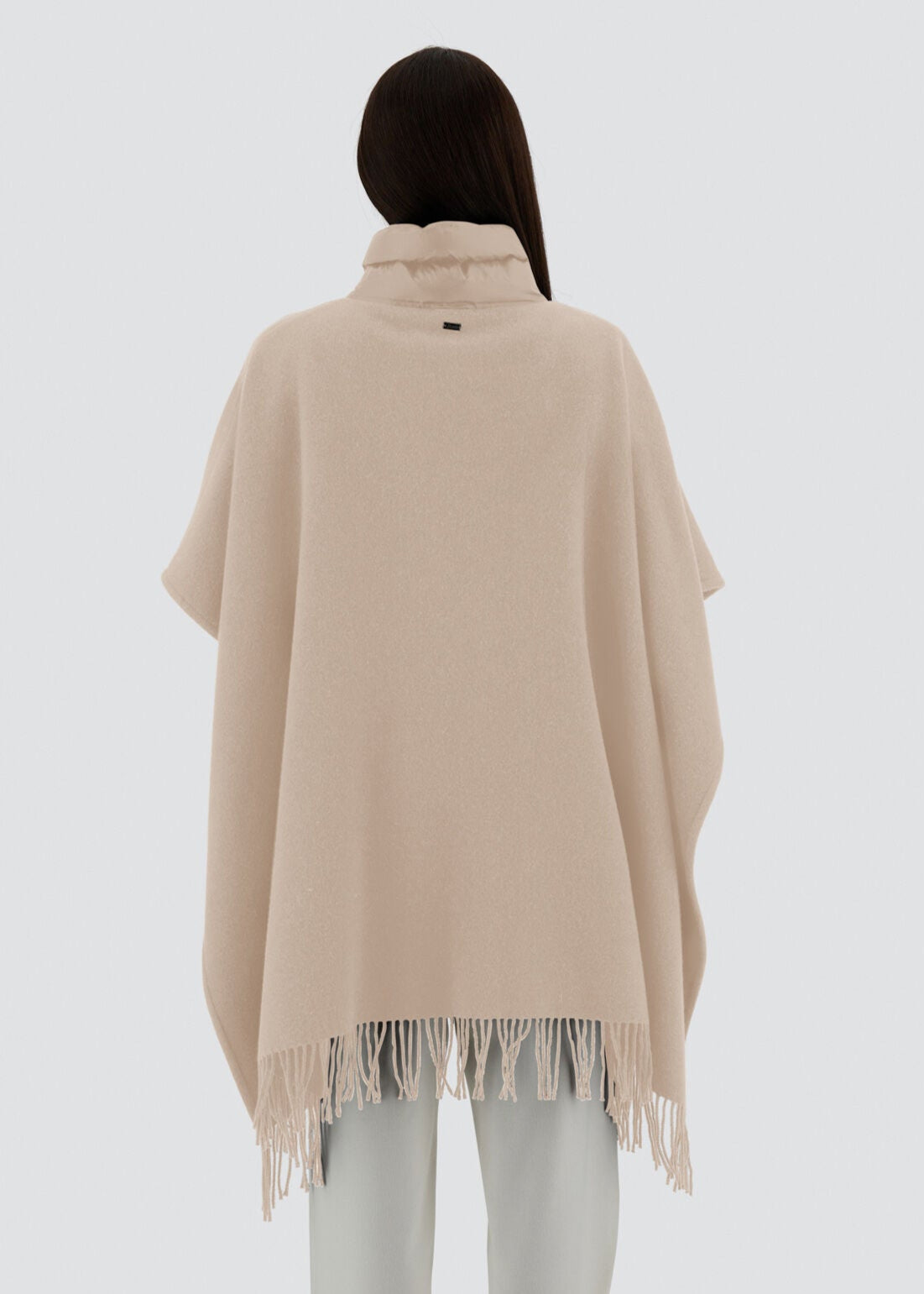 FW25-GC00066DR PONCHO WARMY COLORE CHANTILLY