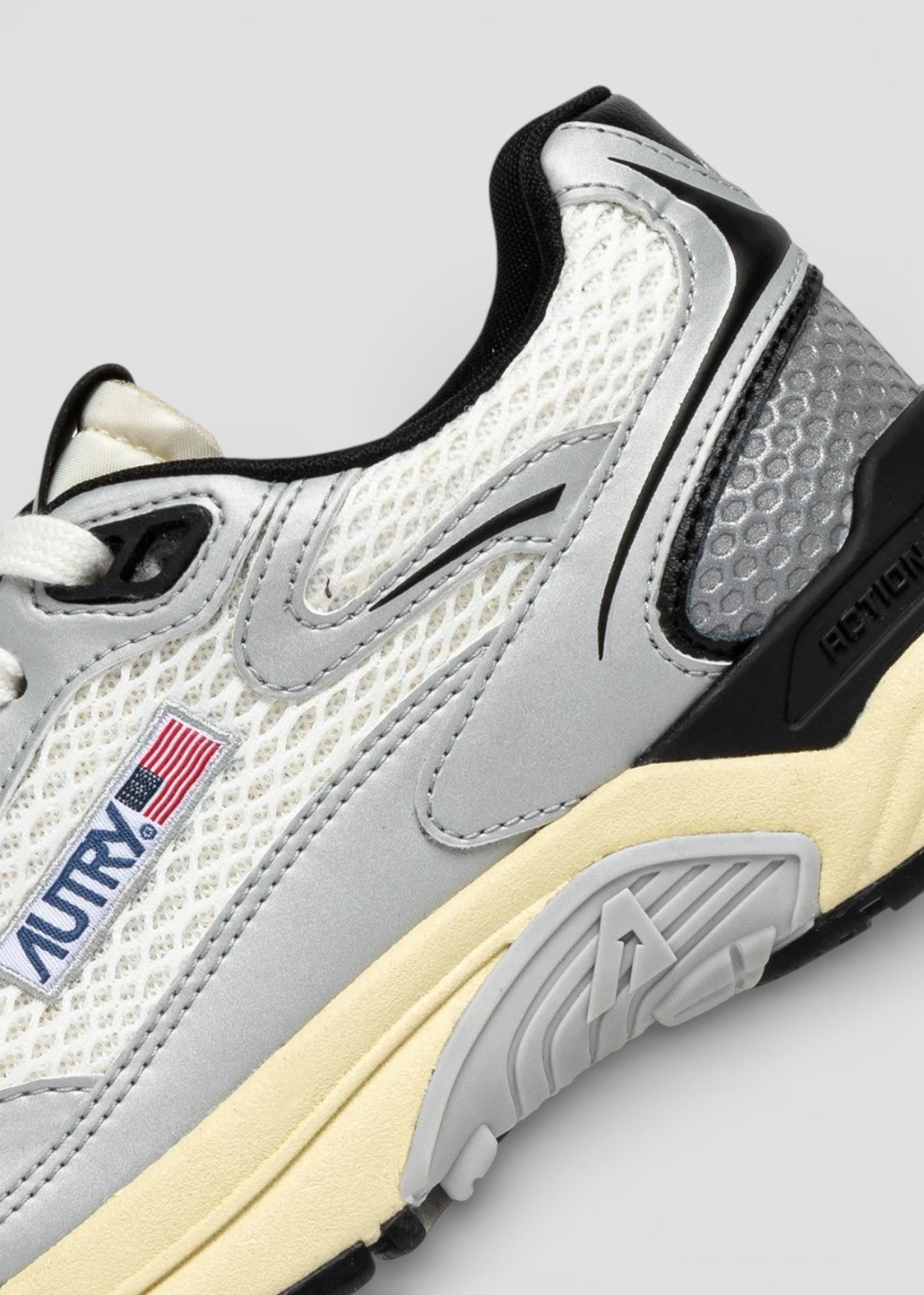 HYLM-MV03 SNEAKERS HYPERWAY MESH/MIRROR SILVER/WHITE/BLACK