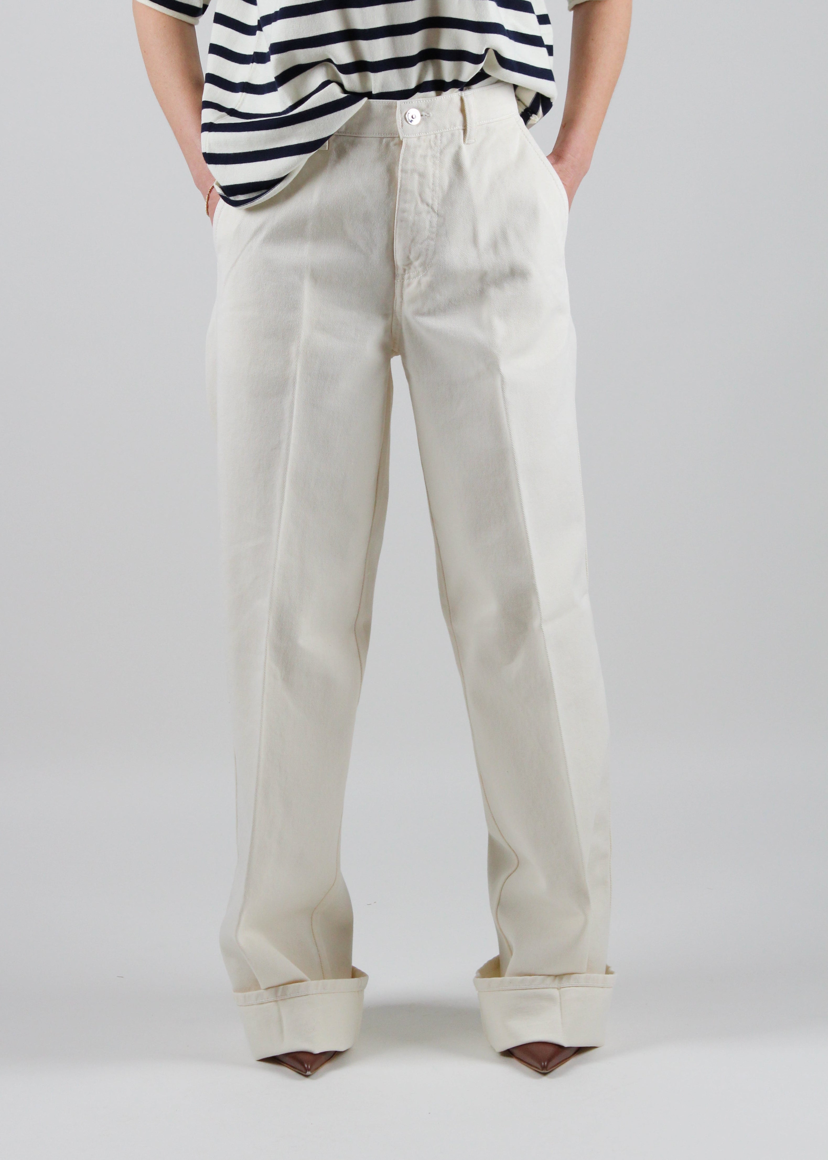SS25-OL16-U47-ECRU-TINTO-OLD JEANS MICOL BOYFRIEND