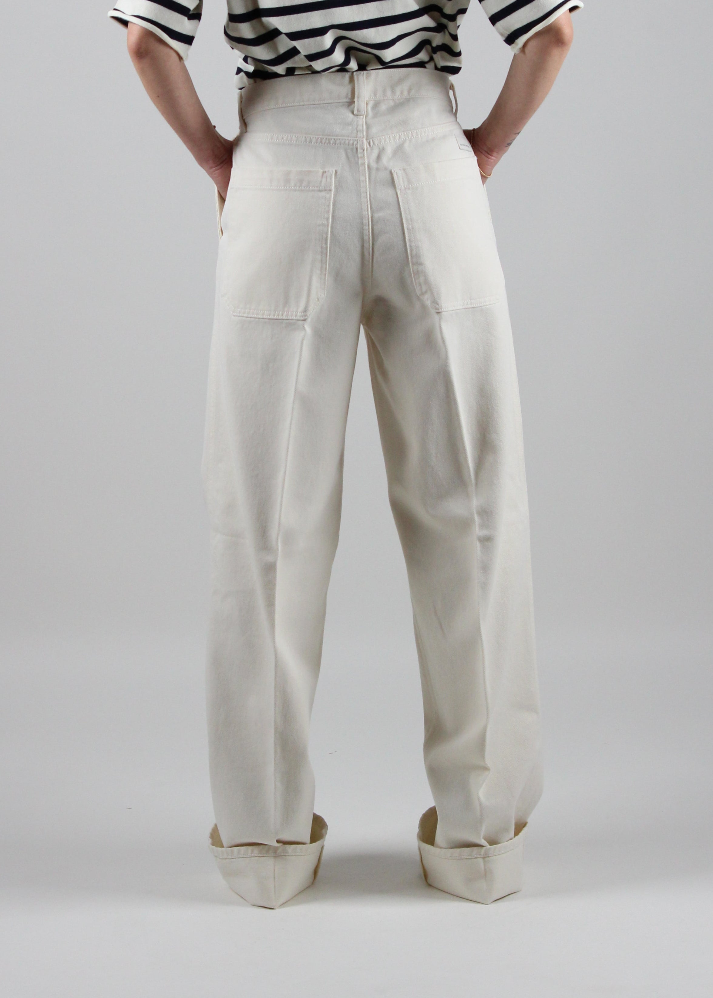 SS25-OL16-U47-ECRU-TINTO-OLD JEANS MICOL BOYFRIEND