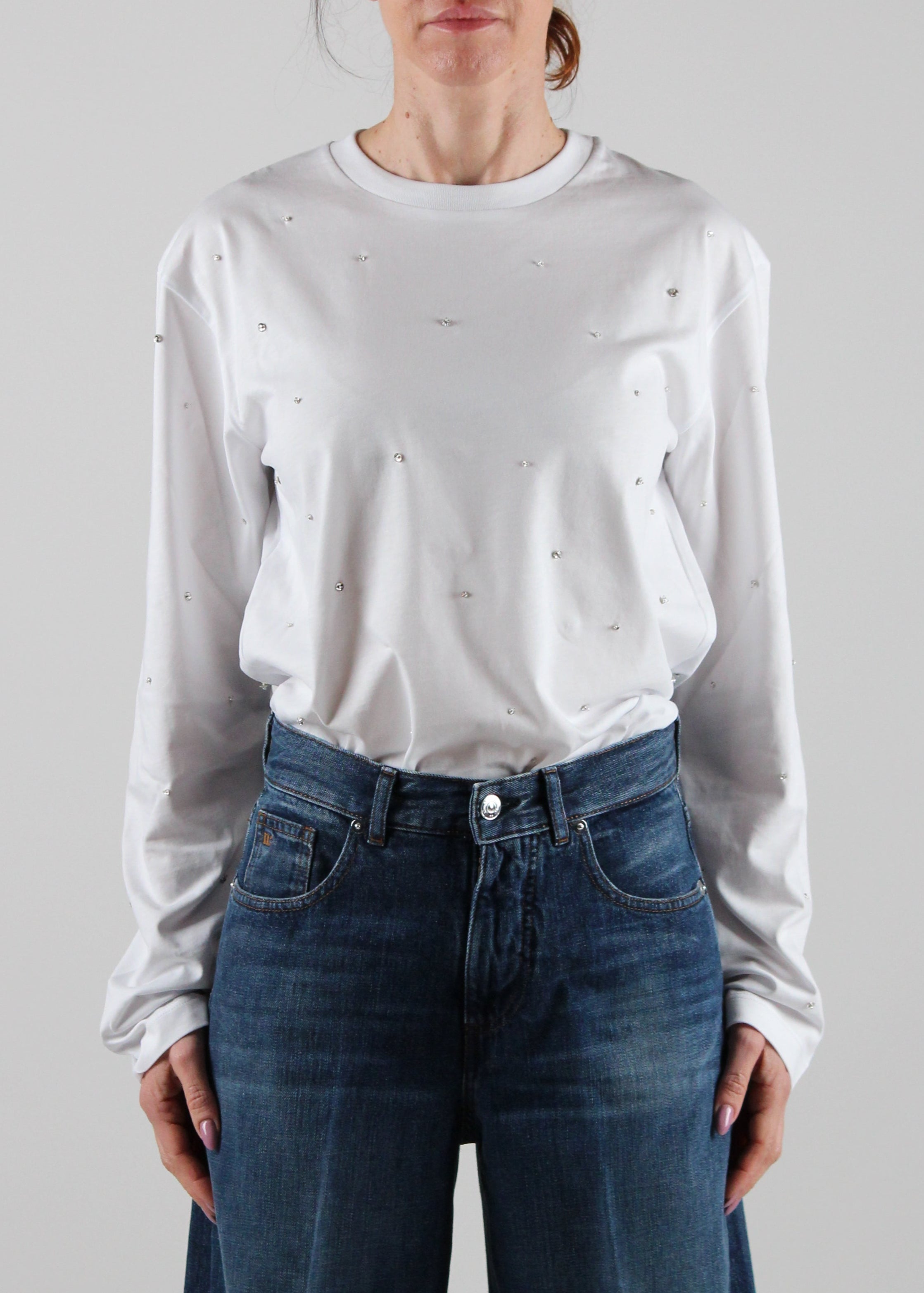 Y5SJ13 MAGLIA LUCILLA BIANCA