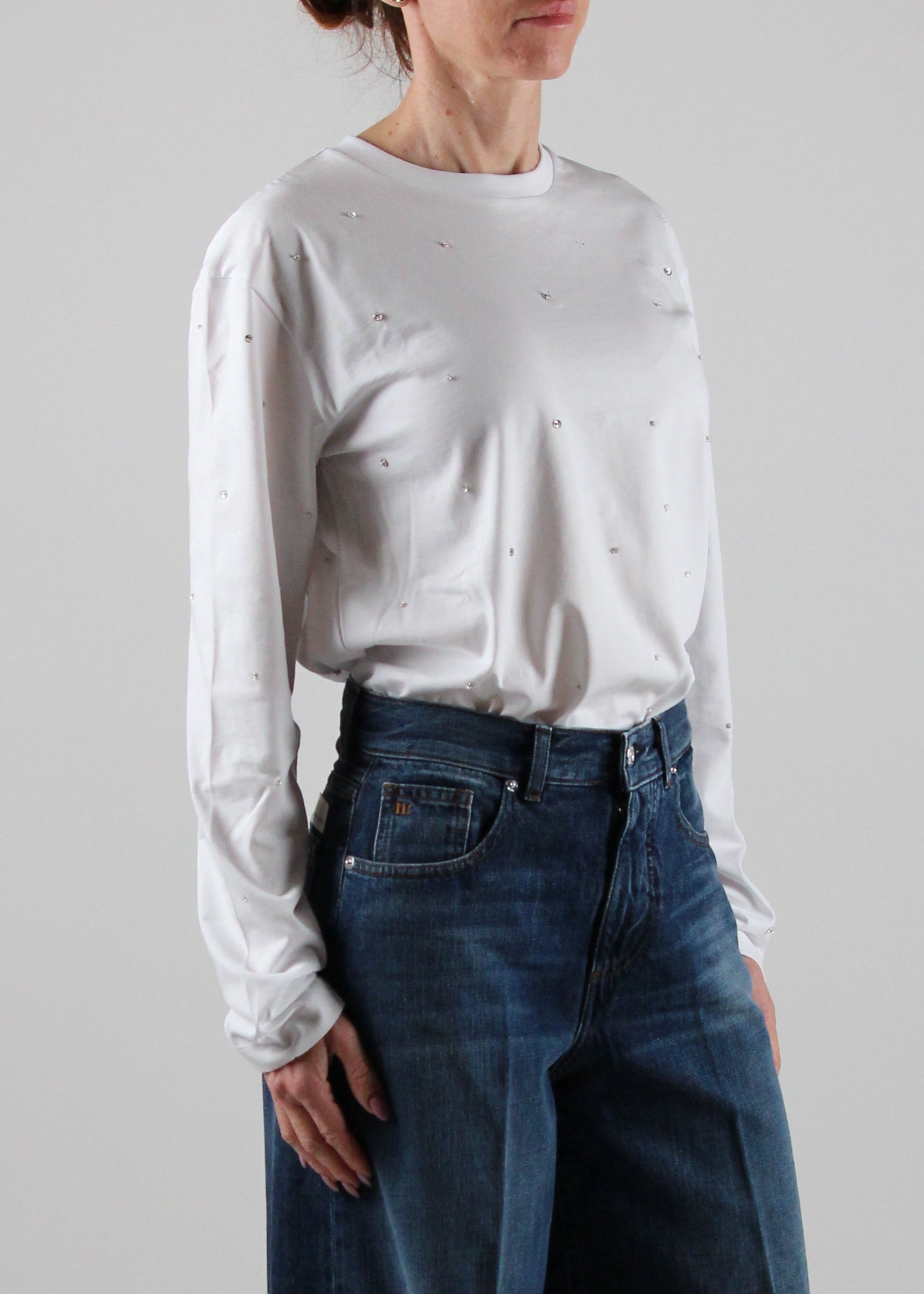Y5SJ13 MAGLIA LUCILLA BIANCA