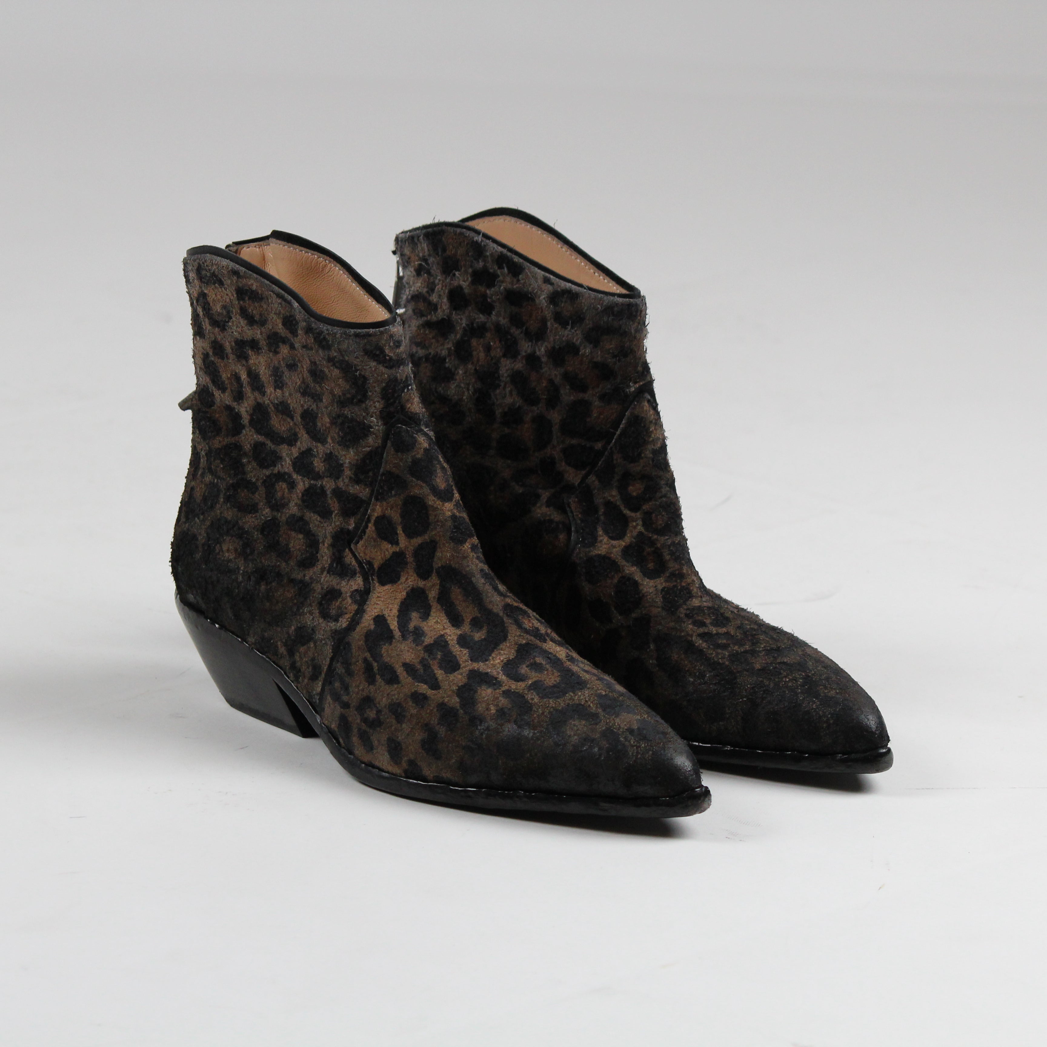 E4236 TRONCHETTO SCAMOSCIATO LEOPARD