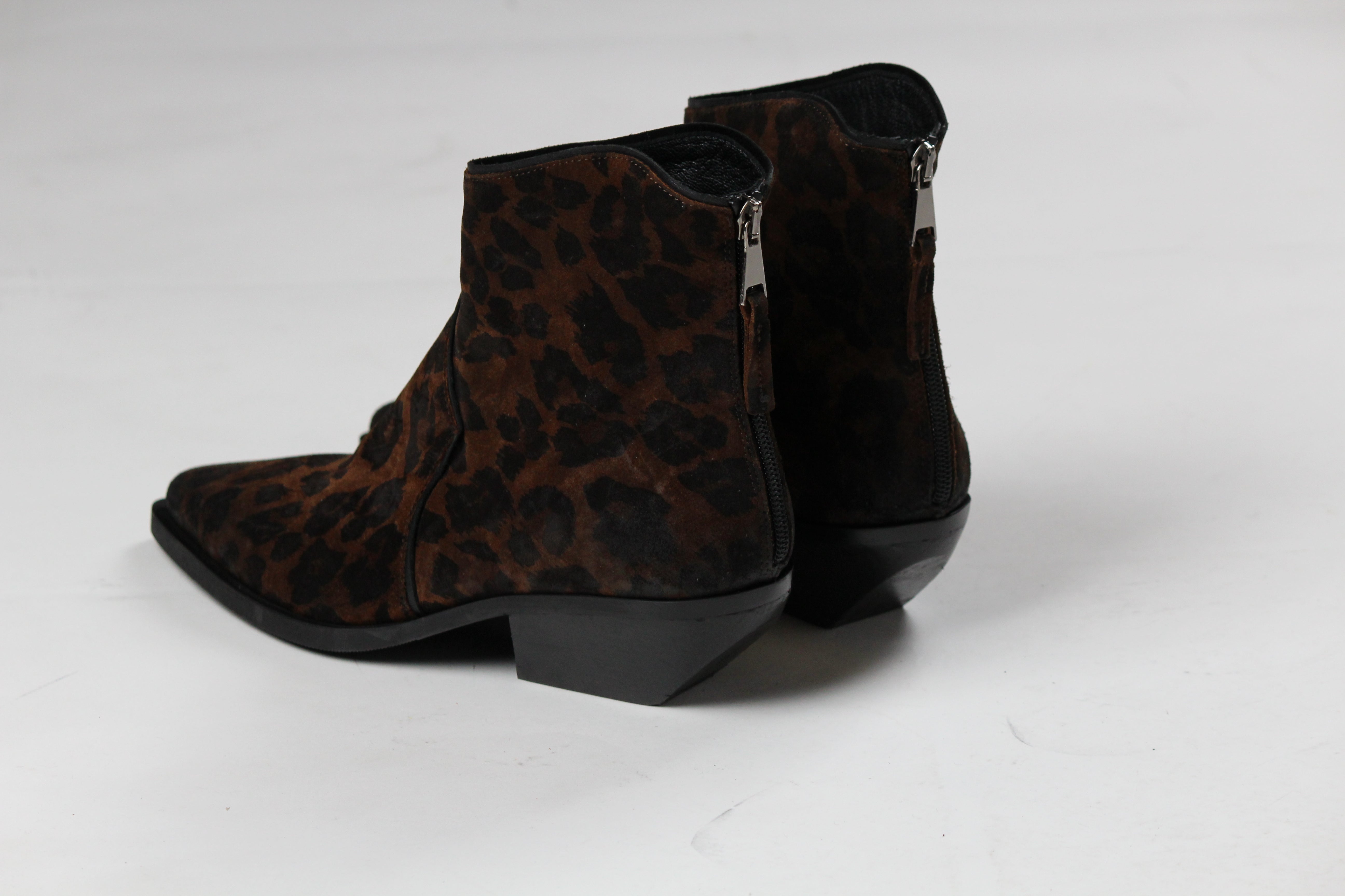 E4023 TrONCHETTO TEXANO BASSO LEOPARD