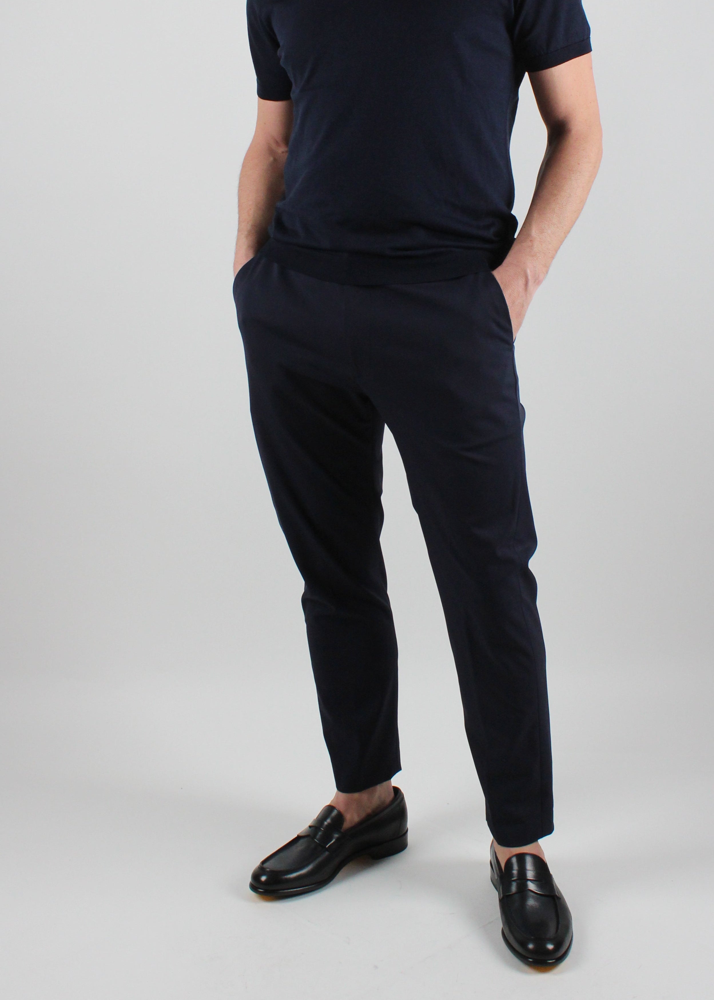 SS25-YO70-S70-BLU NAVY PANTALONE YOGA JOGGY