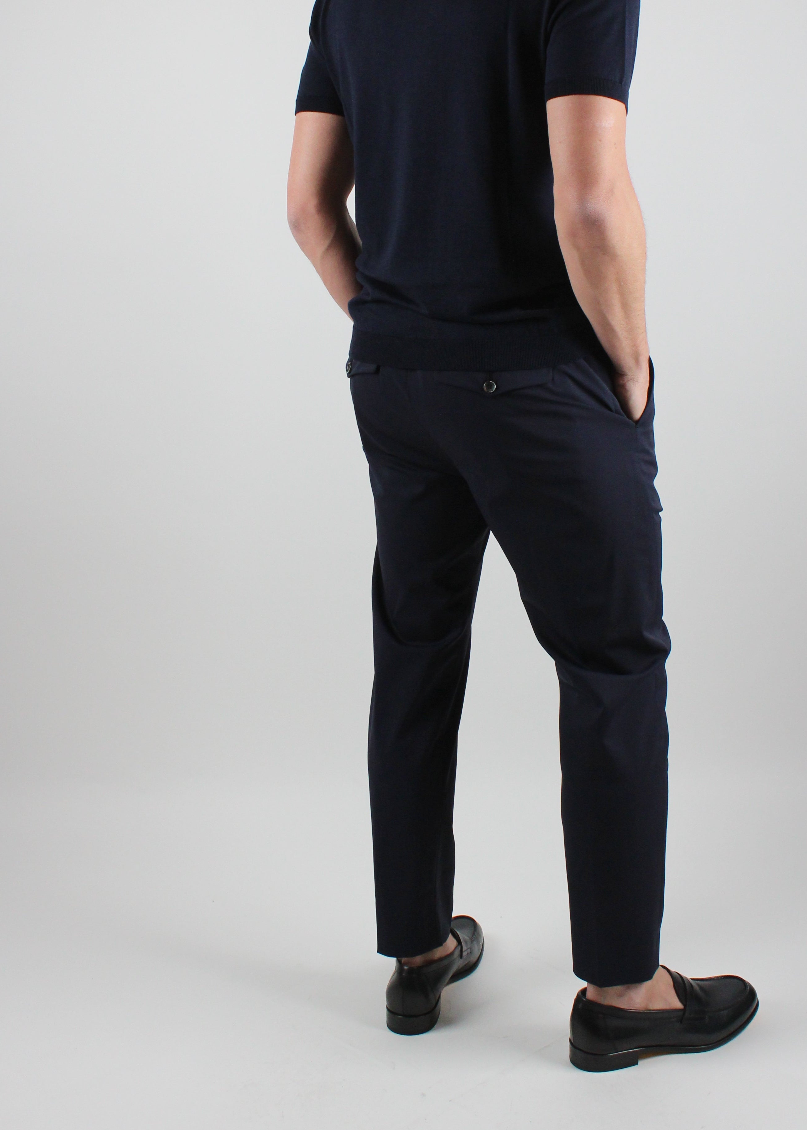 SS25-YO70-S70-BLU NAVY PANTALONE YOGA JOGGY
