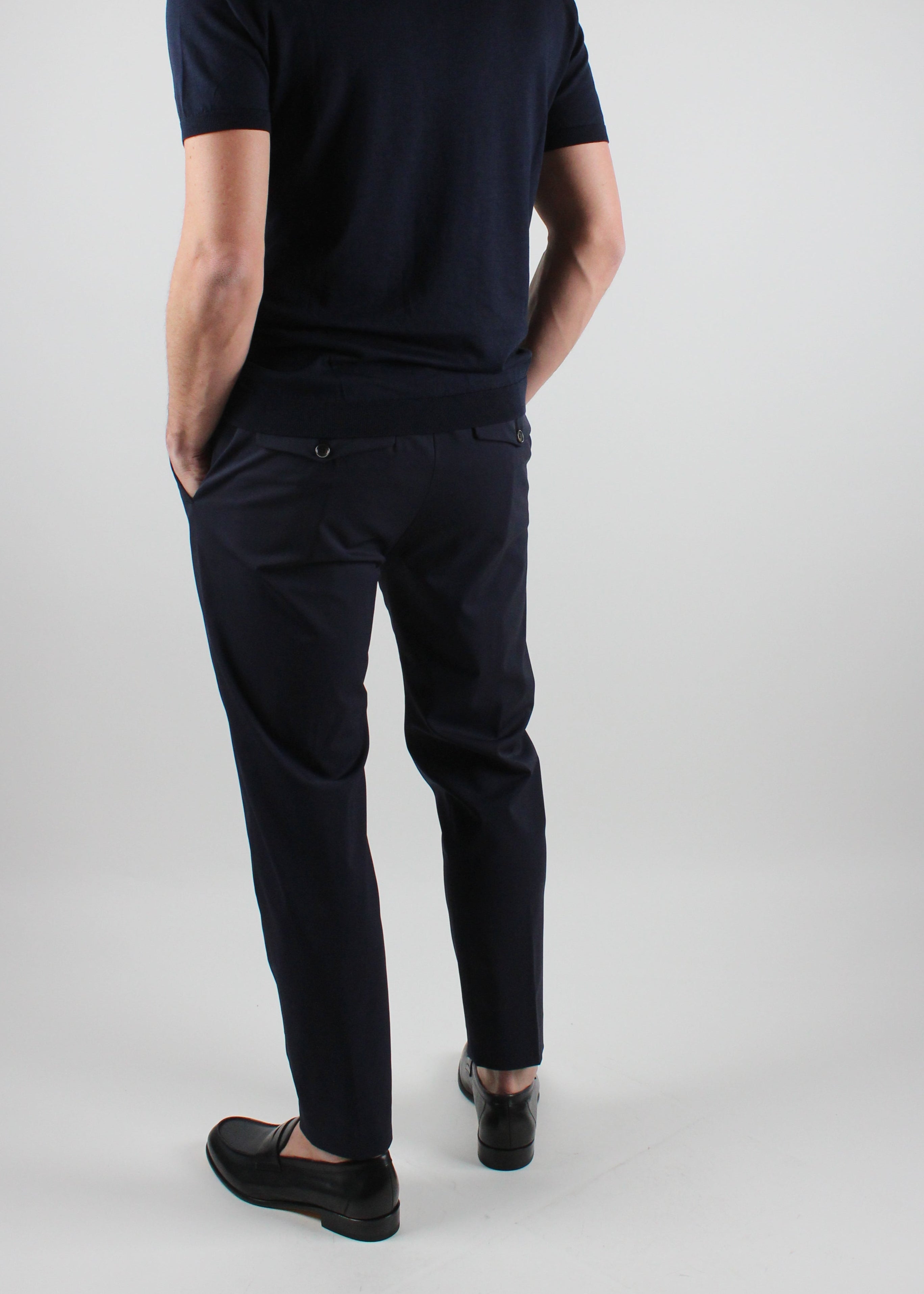 SS25-YO70-S70-BLU NAVY PANTALONE YOGA JOGGY