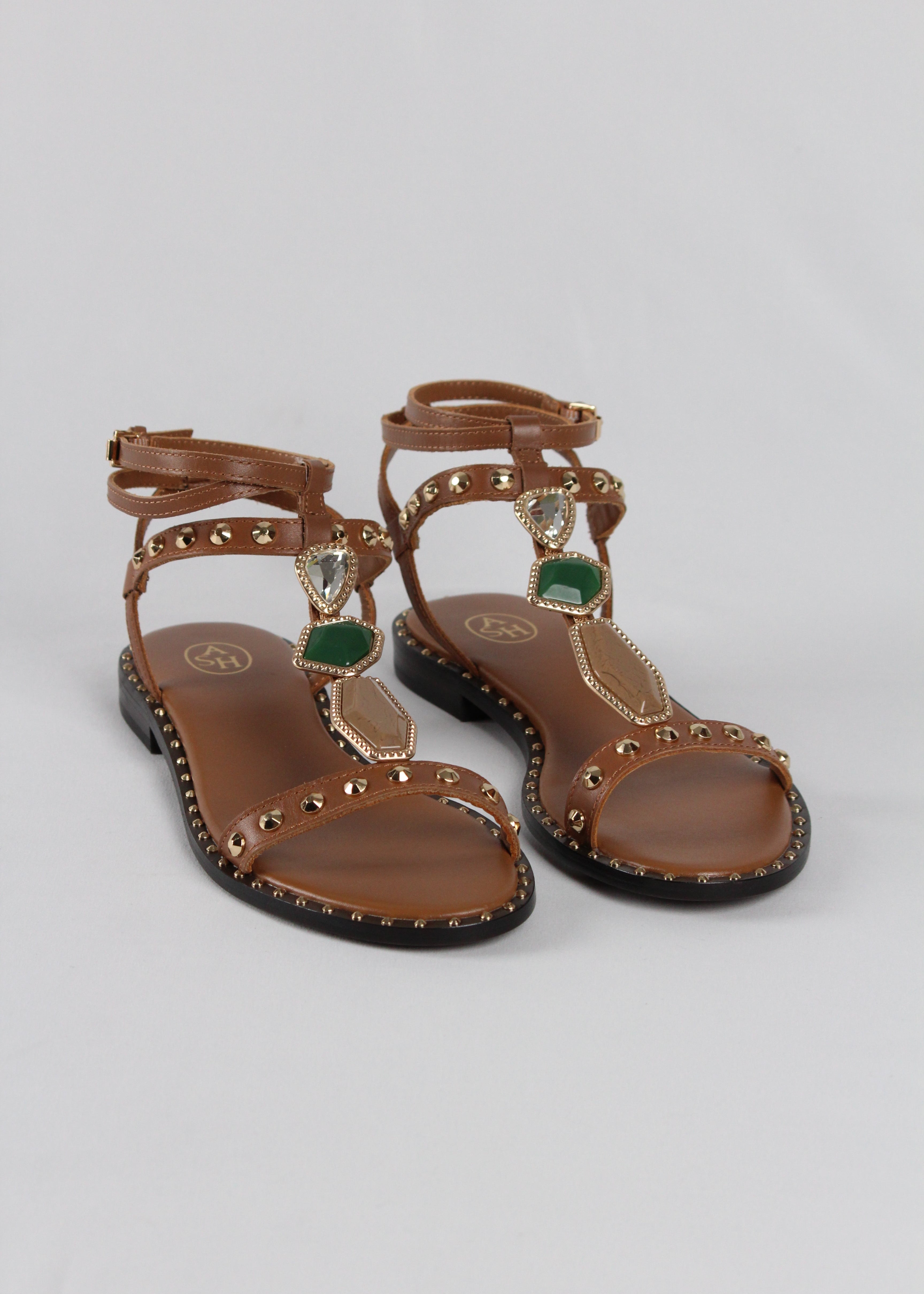 SANDALO PENNY01. GIOIELLO IN PELLE CUOIO