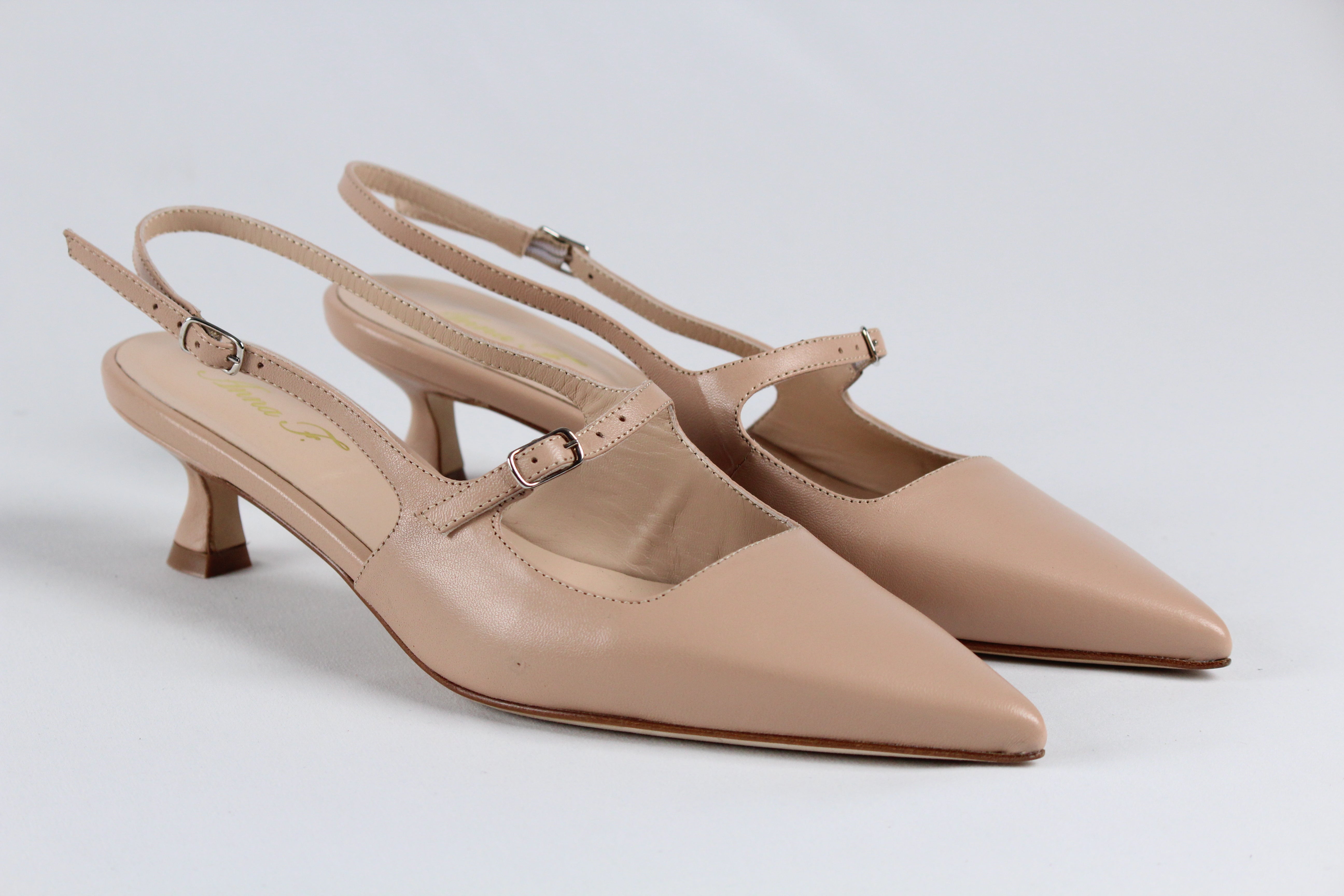 1848 SLING BACK IN NAPPA BEIGE