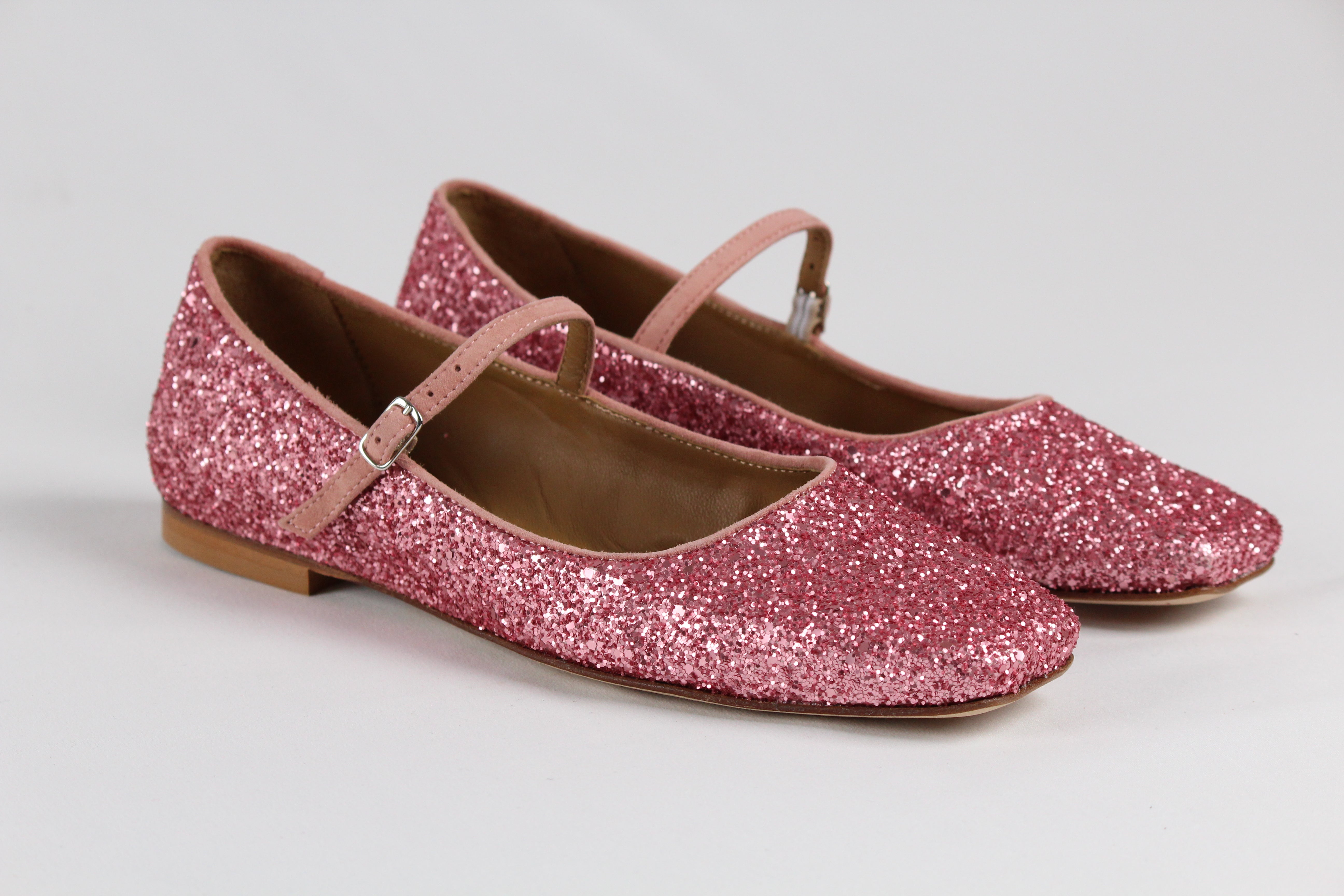 1823 BALLERINA MARY JANE GLITTER ROSA