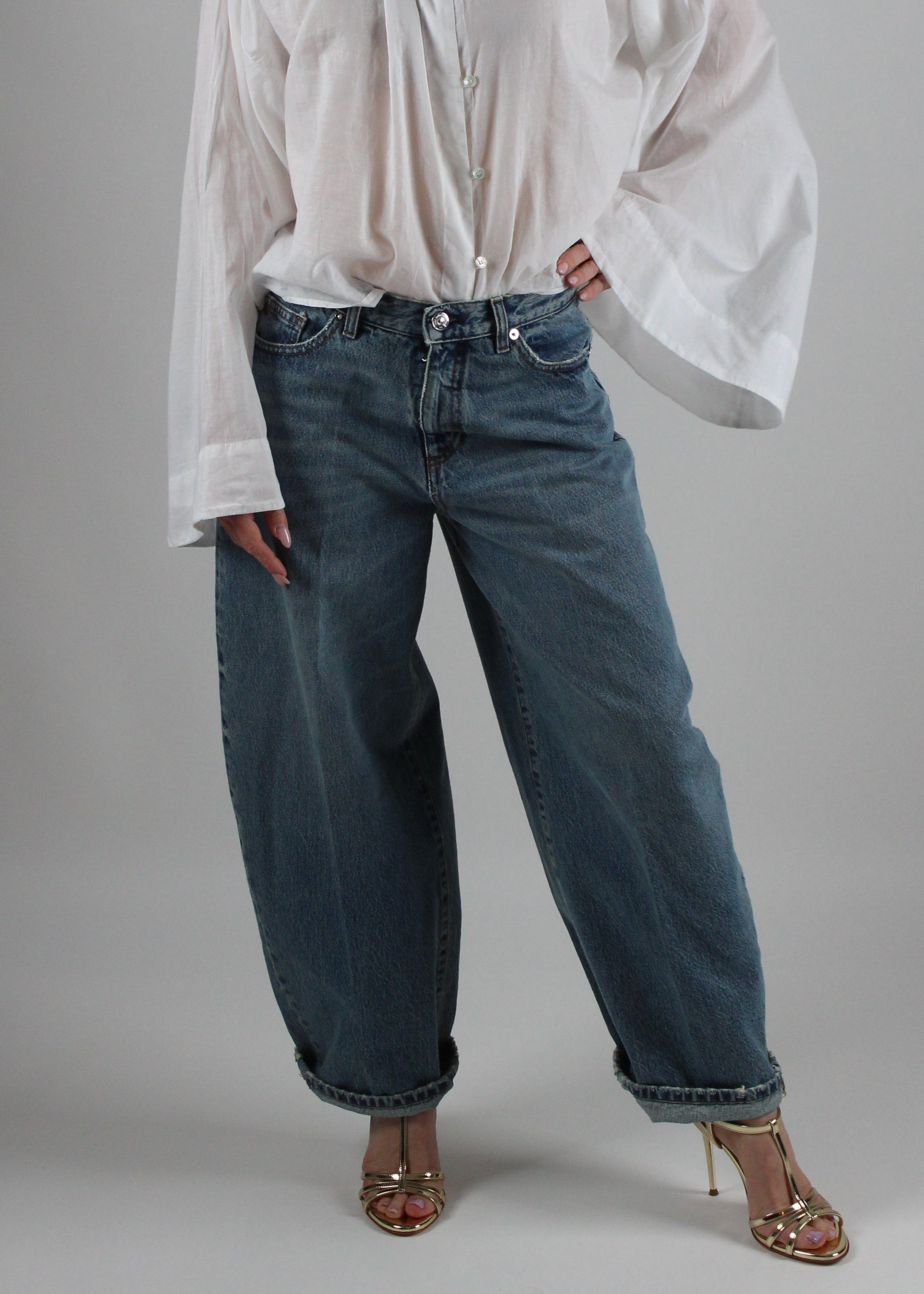 SS25-ENA01-J14-EP01 JEANS CARROT NINE IN THE MORNING - MODELLO MILENA